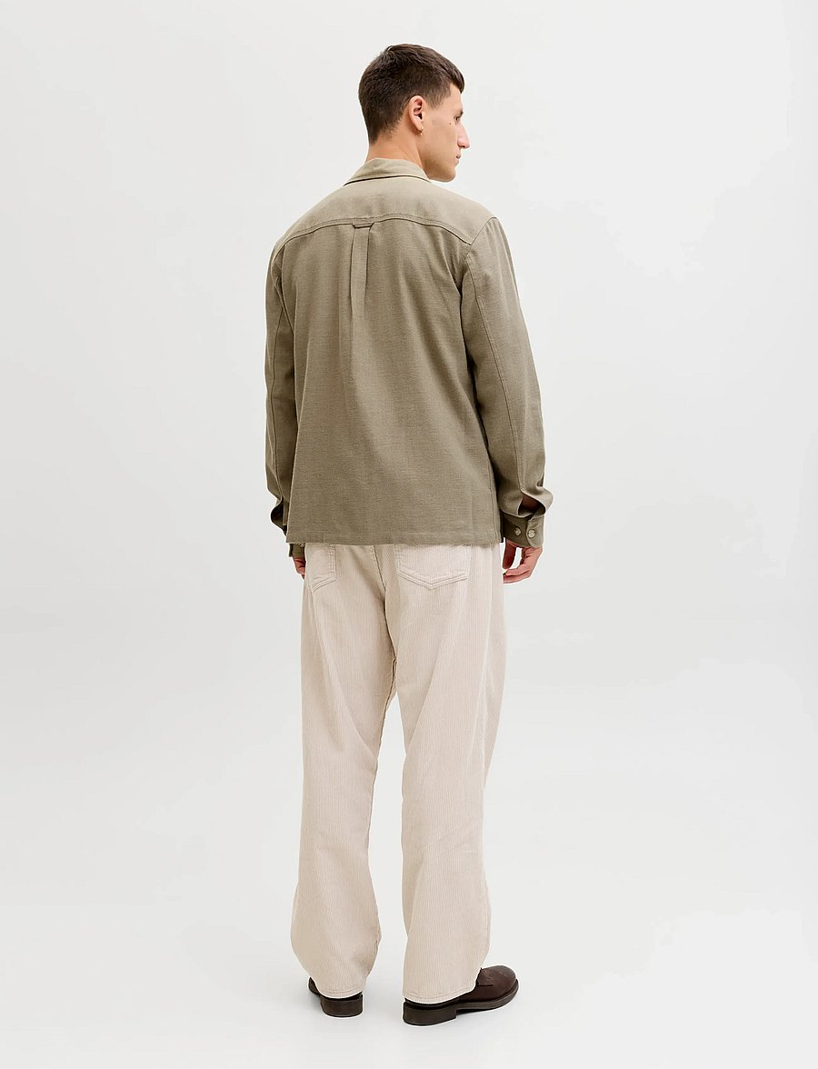 Jack & Jones - JPRBLURAYLE LINEN BL. SOLID LS SHIRT SN - leinenhemden - mermaid - 2