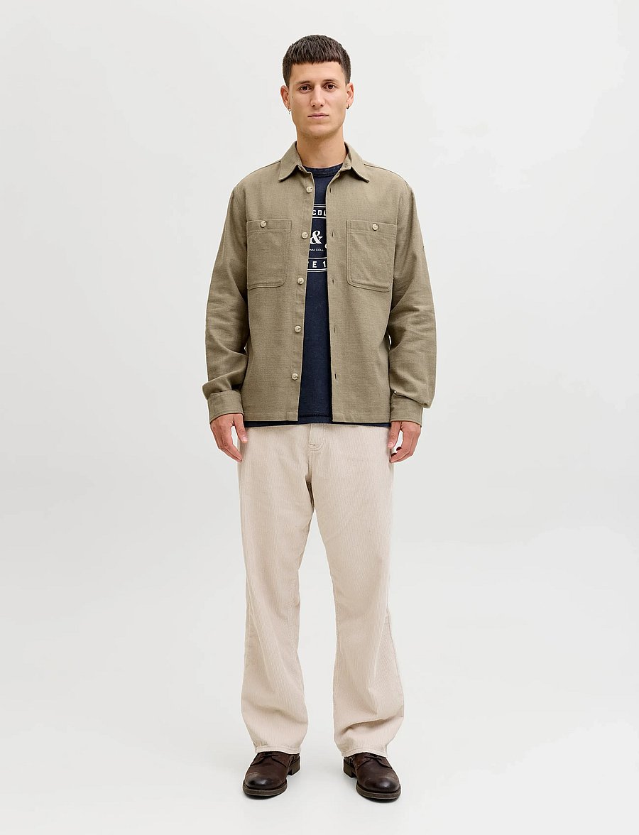 Jack & Jones - JPRBLURAYLE LINEN BL. SOLID LS SHIRT SN - leinenhemden - mermaid - 3