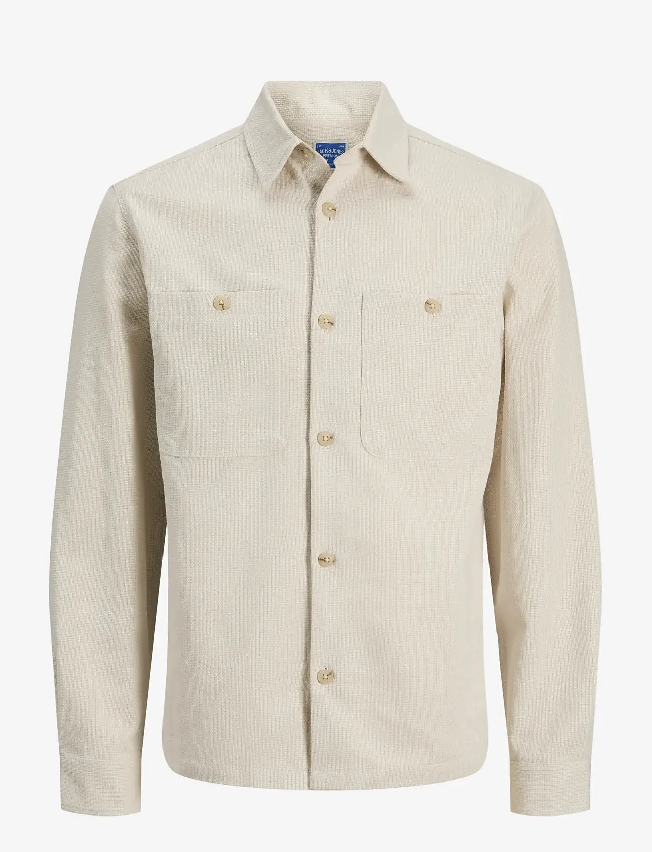 Jack & Jones - JPRBLURAYLE LINEN BL. SOLID LS SHIRT SN - hørskjorter - moonstruck - 1