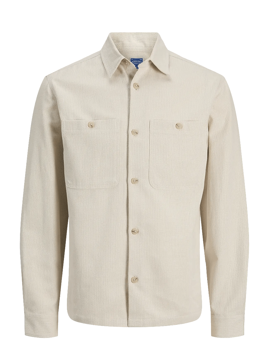 Jack & Jones - JPRBLURAYLE LINEN BL. SOLID LS SHIRT SN - leinenhemden - moonstruck - 1
