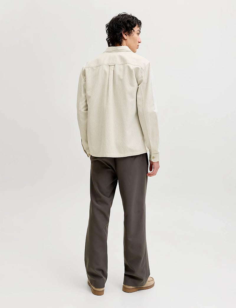 Jack & Jones - JPRBLURAYLE LINEN BL. SOLID LS SHIRT SN - hørskjorter - moonstruck - 3