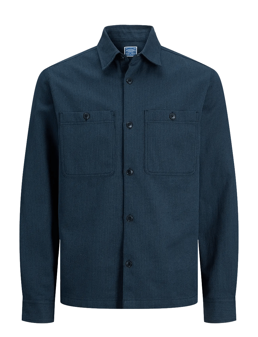 Jack & Jones - JPRBLURAYLE LINEN BL. SOLID LS SHIRT SN - leinenhemden - sky captain - 1