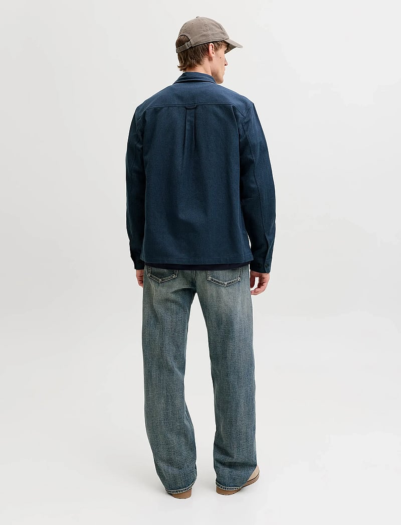 Jack & Jones - JPRBLURAYLE LINEN BL. SOLID LS SHIRT SN - linased särgid - sky captain - 2