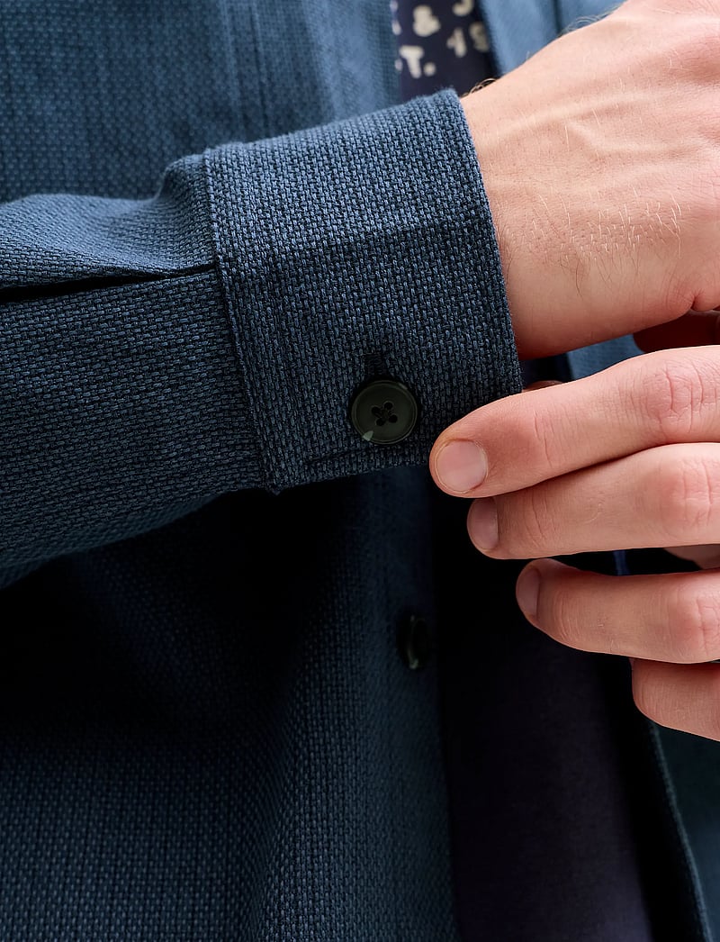 Jack & Jones - JPRBLURAYLE LINEN BL. SOLID LS SHIRT SN - linased särgid - sky captain - 5