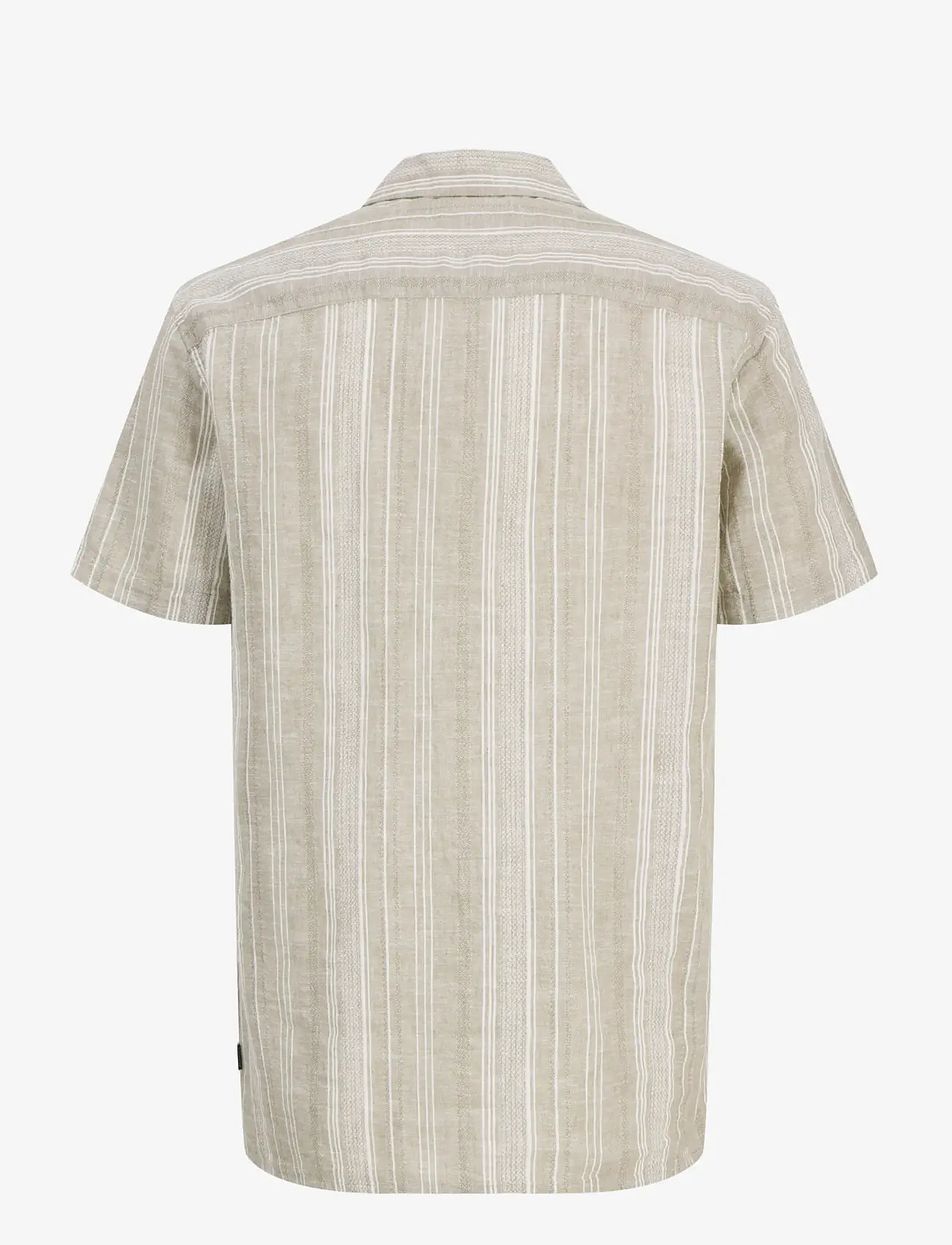 Jack & Jones - JPRBLUSUMMER LIN. BLEN DOBBY SS SHIRT SN - stribede skjorter - mermaid - 2