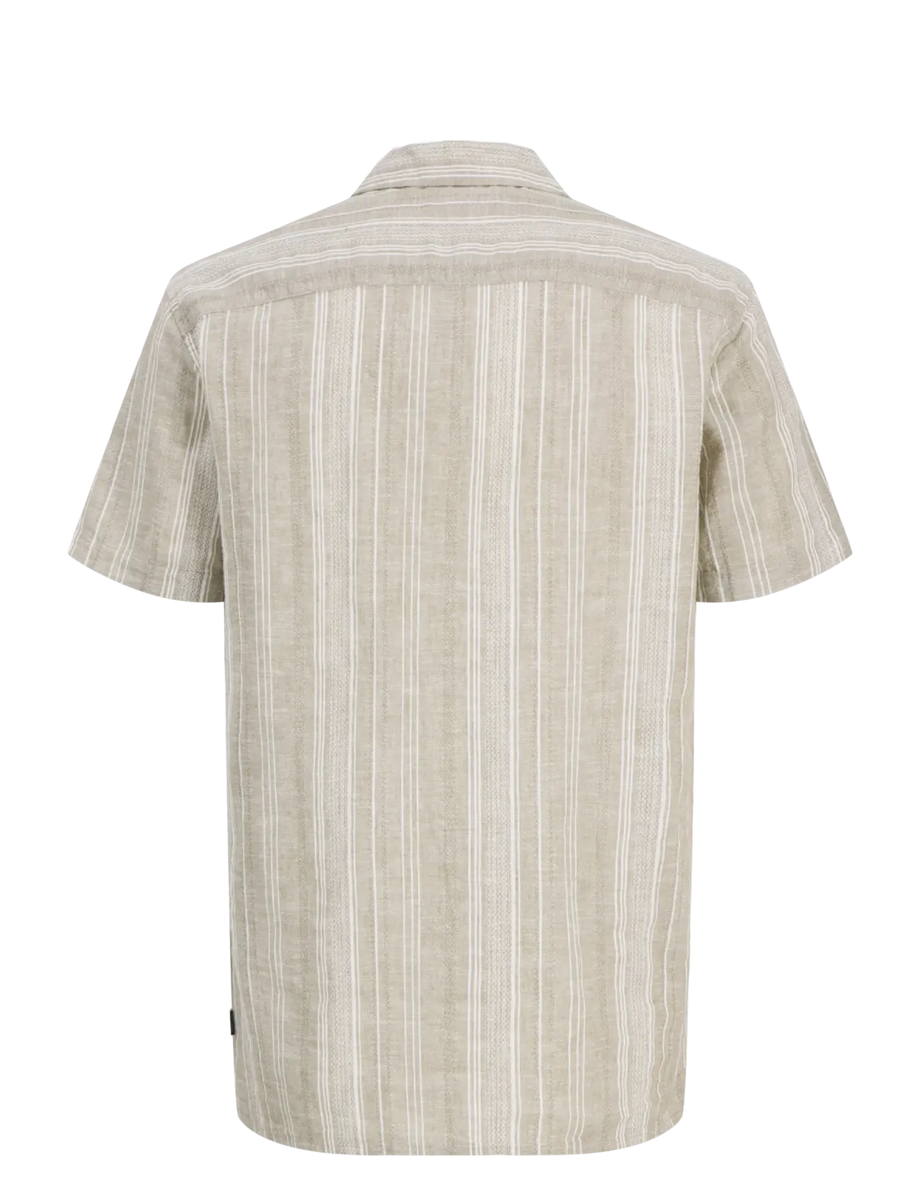 Jack & Jones - JPRBLUSUMMER LIN. BLEN DOBBY SS SHIRT SN - gestreifte hemden - mermaid - 2