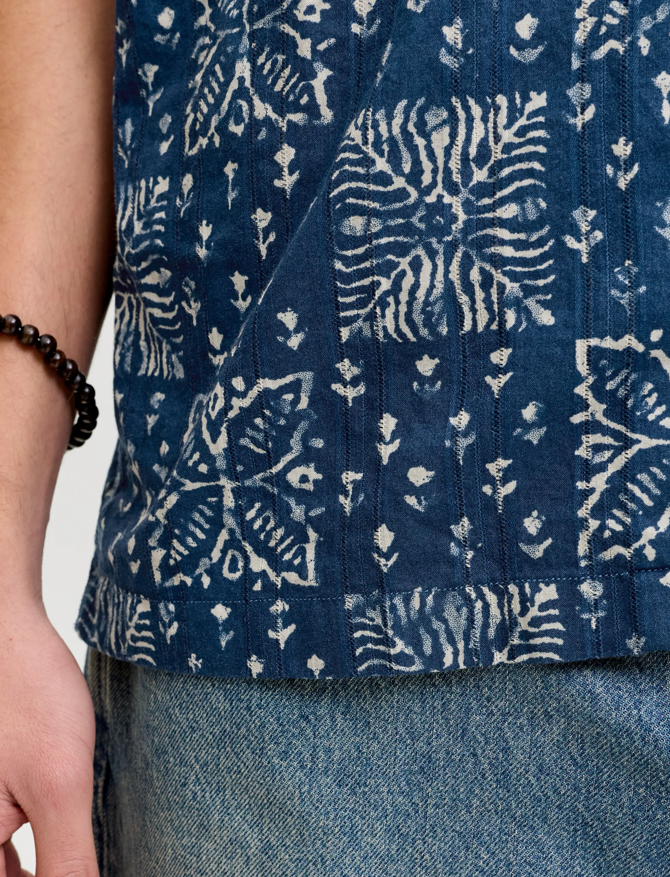 JACK & JONES Jprblulyon Print Dobby S/S Shirt Sn kortärmade skjortor herr – bild 6