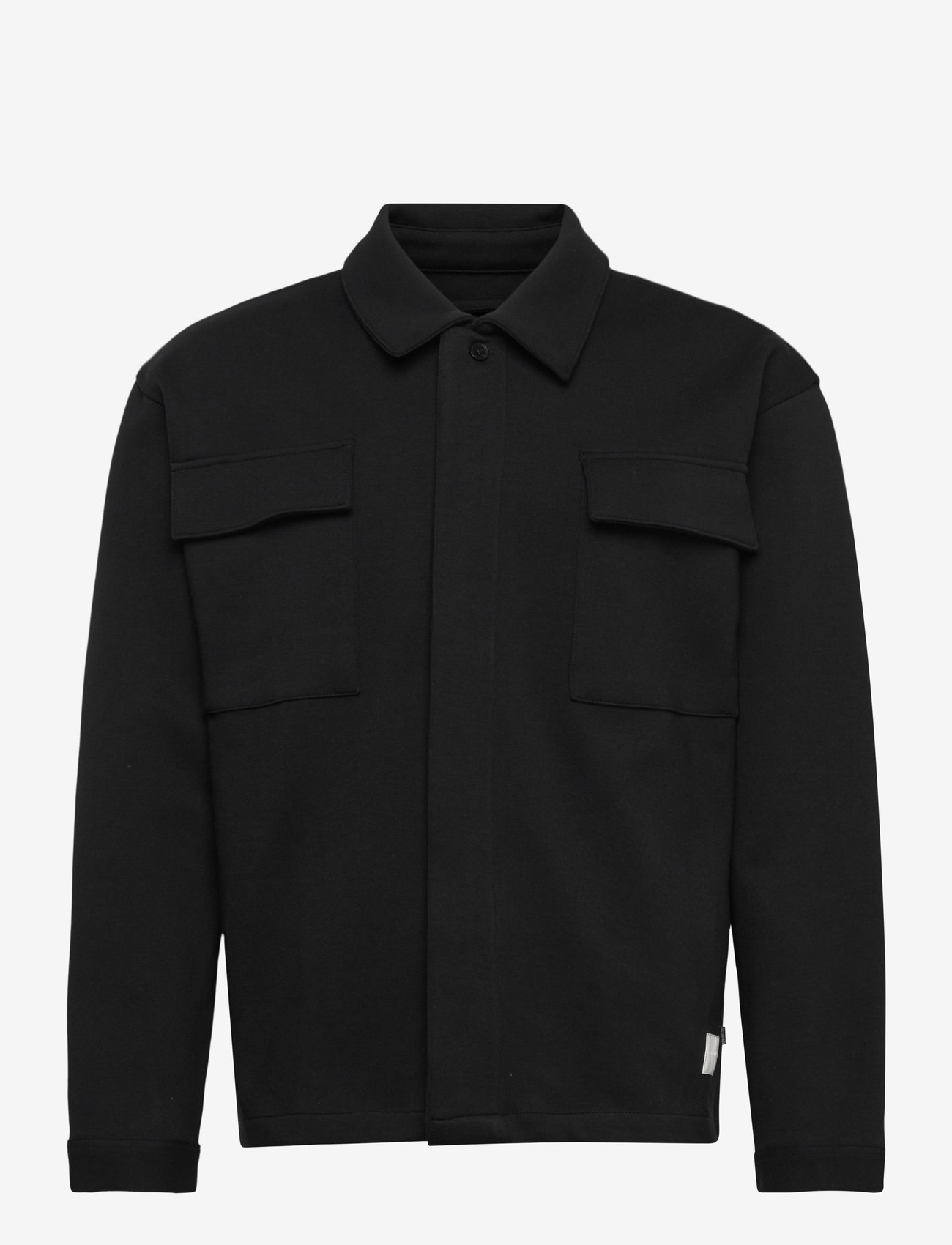 Jack & Jones - JPRBLAOWEN OVERSHIRT SWEAT - sweatshirts - black - 1