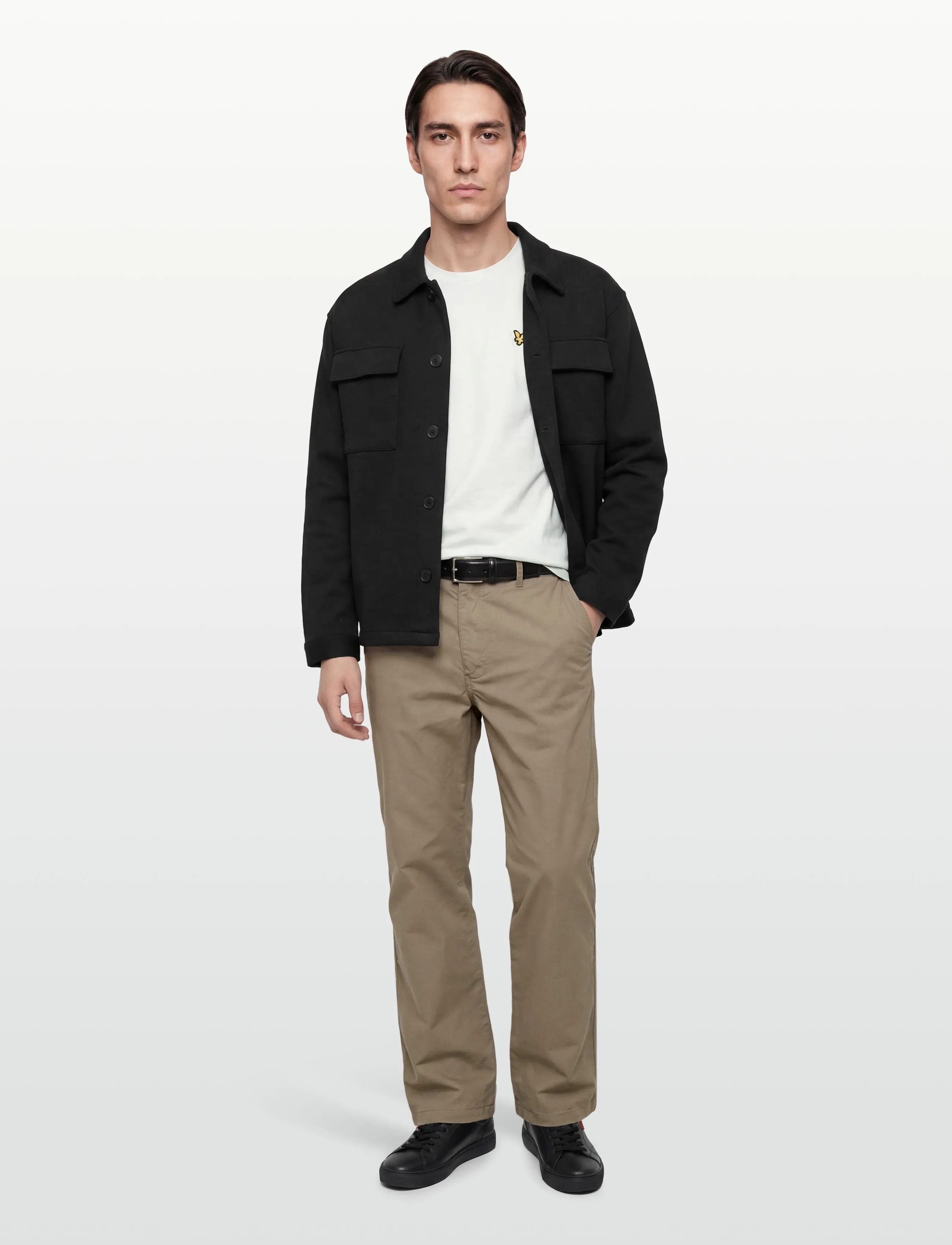 Jack & Jones JPRBLAOWEN OVERSHIRT SWEAT - Erbjudanden - BLACK / black