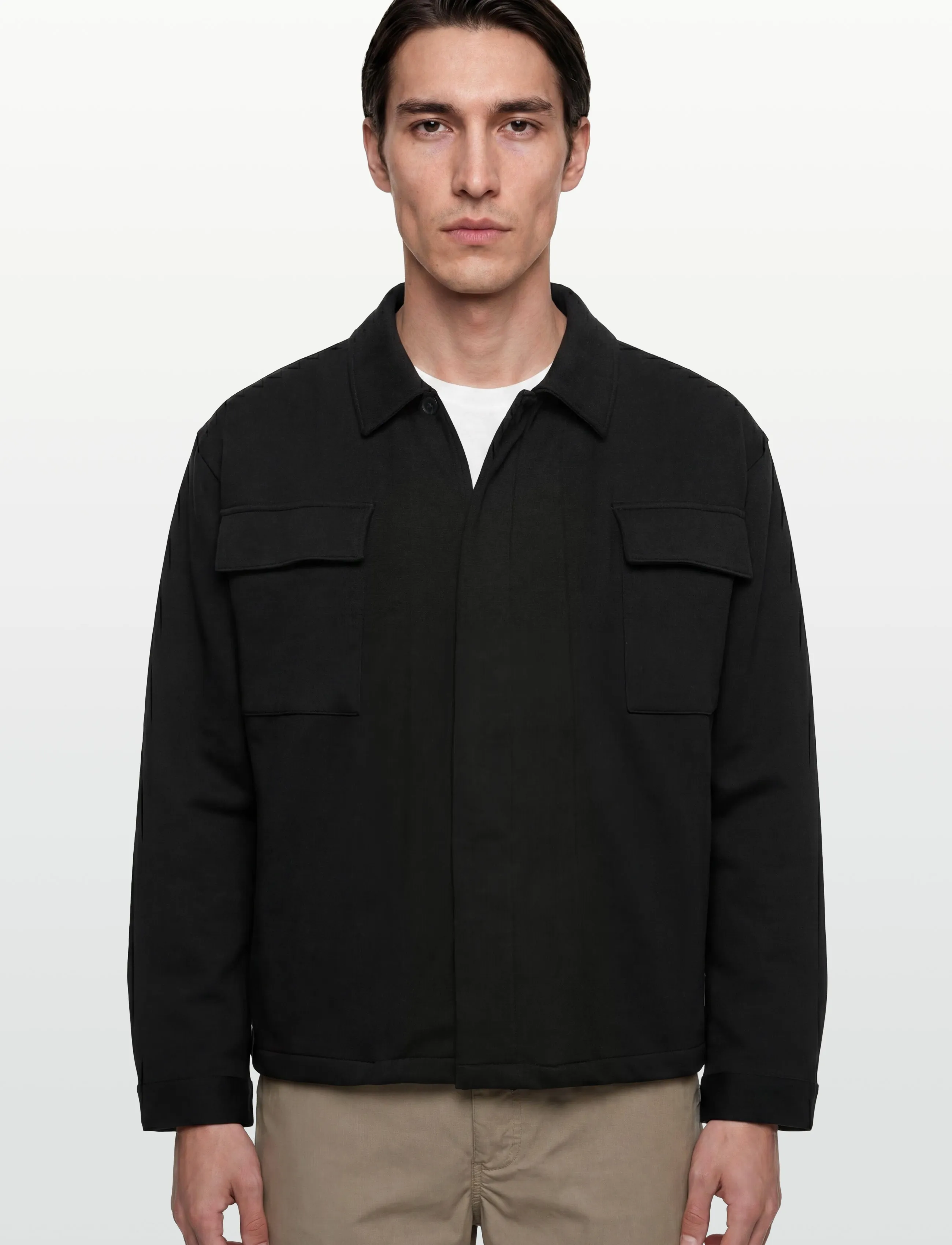 Jack & Jones - JPRBLAOWEN OVERSHIRT SWEAT - dressipluusid - black - 3