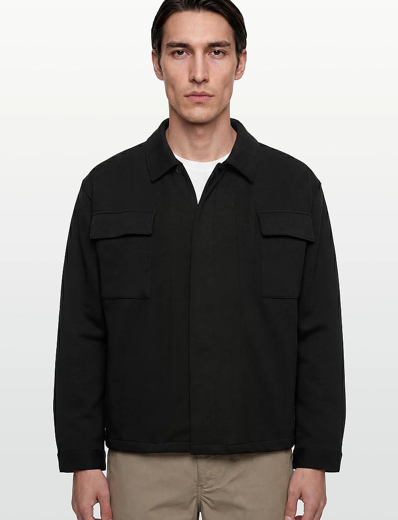 Jack & Jones - JPRBLAOWEN OVERSHIRT SWEAT - kollektionen - black - 3