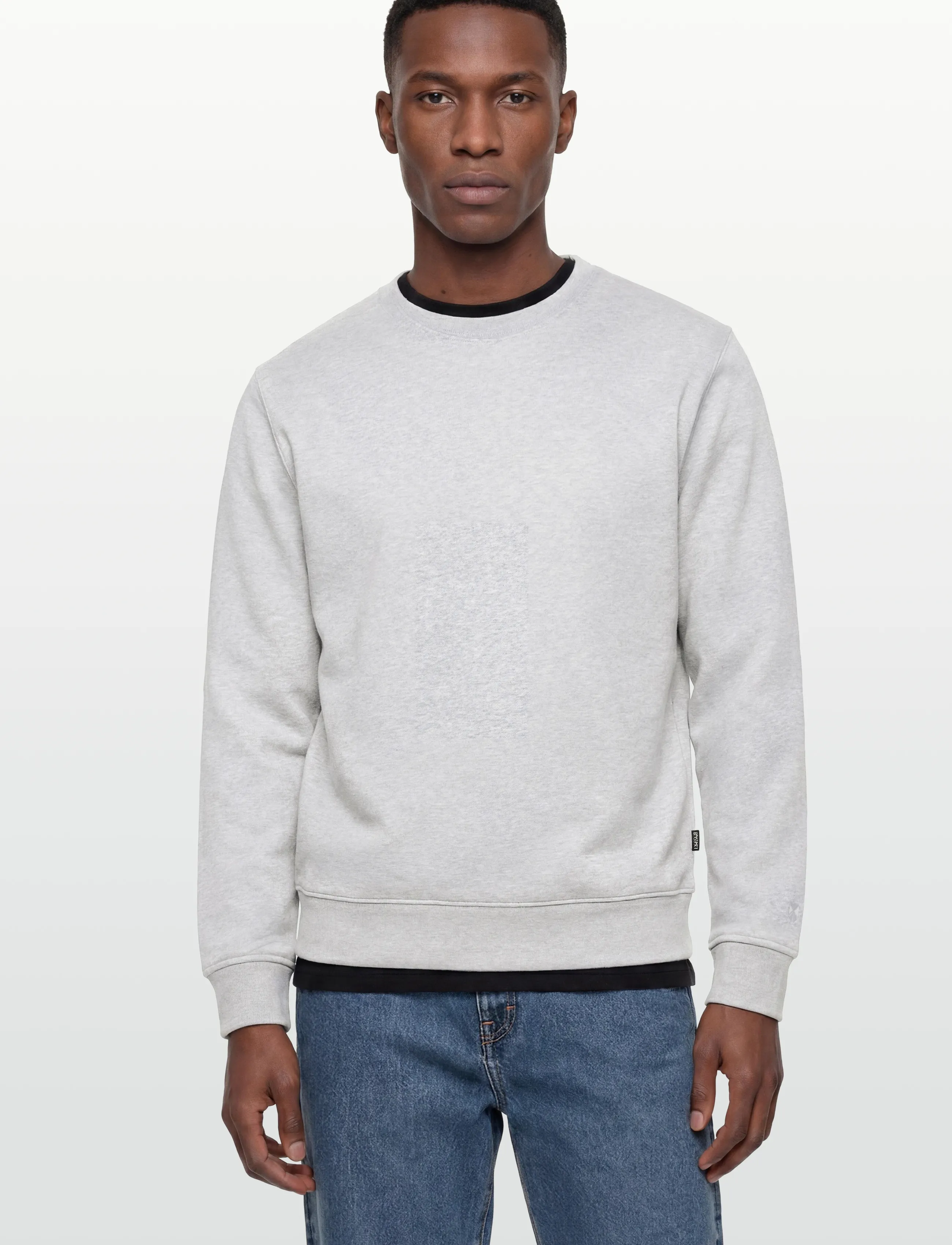 Jack & Jones - JPRBLAETHAN LOGO CREWNECK SWEAT SN - kollektioner - light grey melange - 3