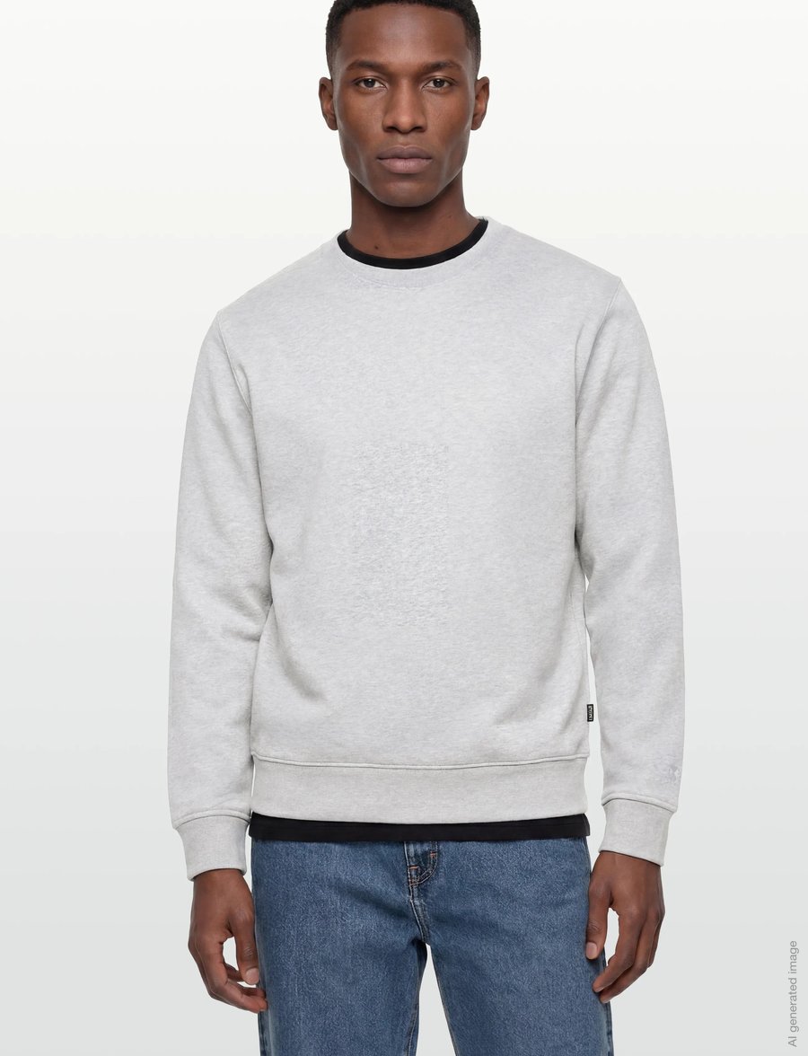 Jack & Jones - JPRBLAETHAN LOGO CREWNECK SWEAT SN - kollektioner - light grey melange - 3