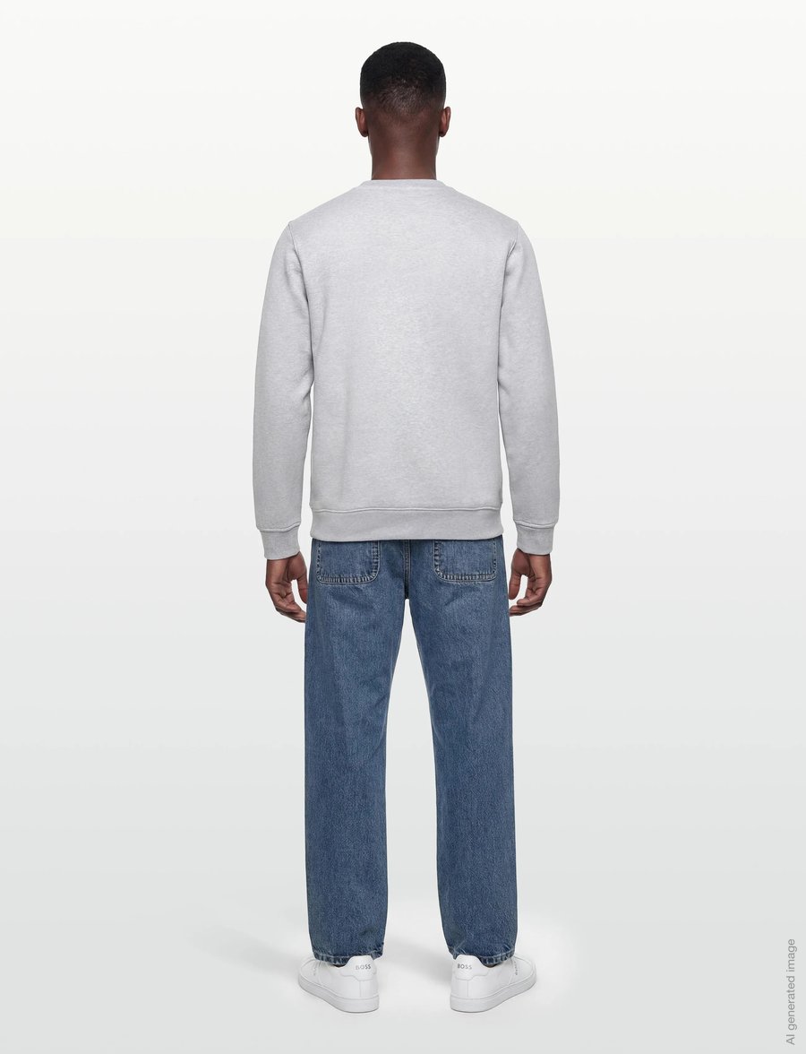 Jack & Jones - JPRBLAETHAN LOGO CREWNECK SWEAT SN - kollektioner - light grey melange - 4
