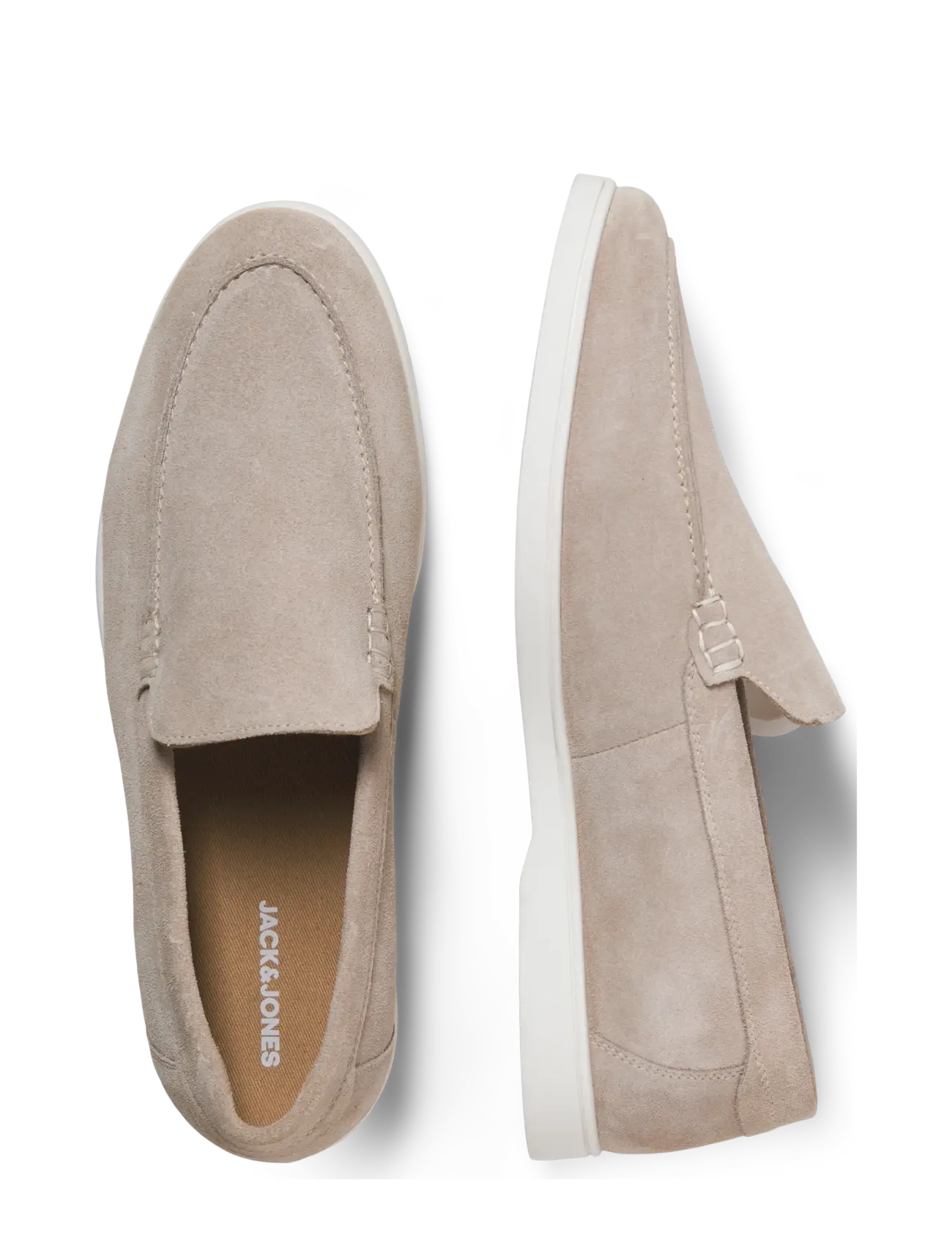 Jack & Jones - JFWSLIM SUEDE LOAFER - kolekcje - plaza taupe - 5