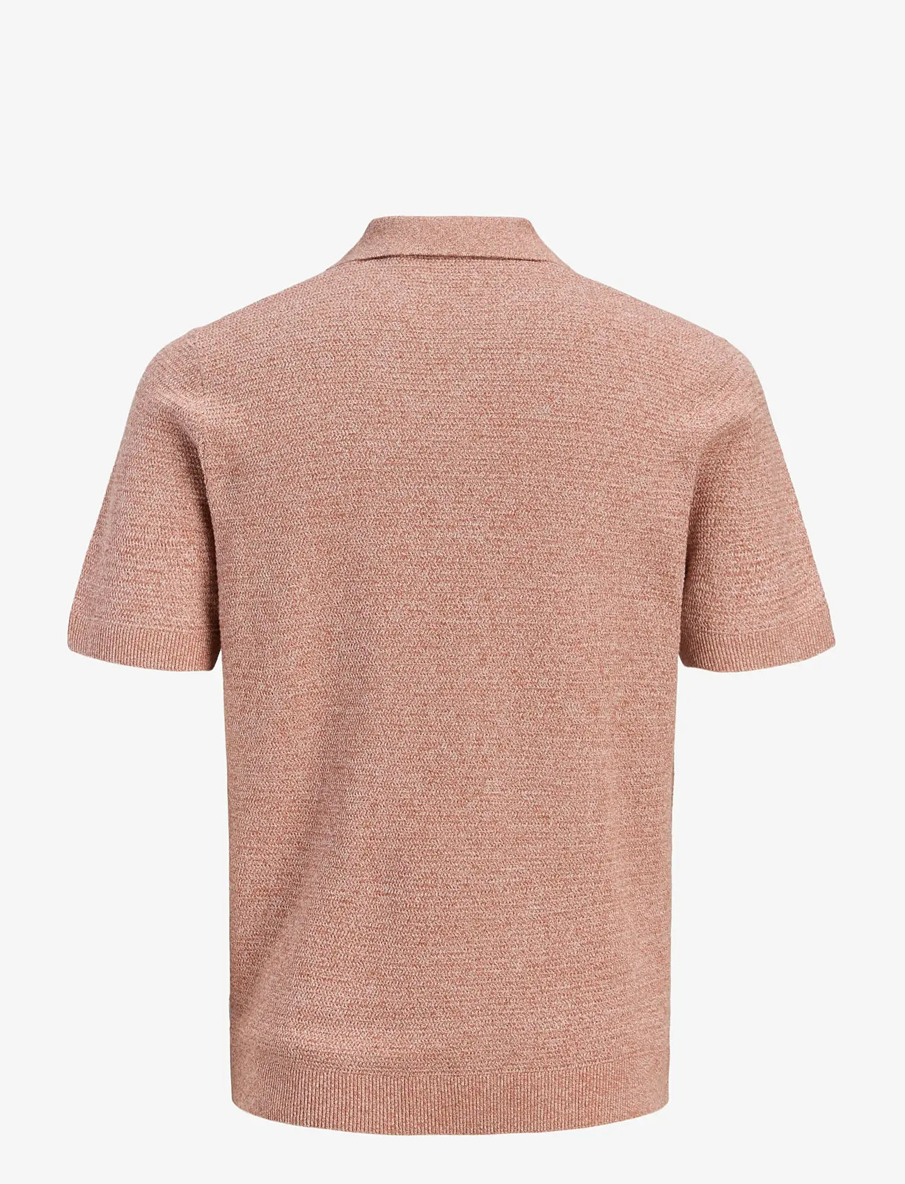 Jack & Jones - JPRBLURILEY KNIT POLO SS SN - polostrik - amber brown - 2
