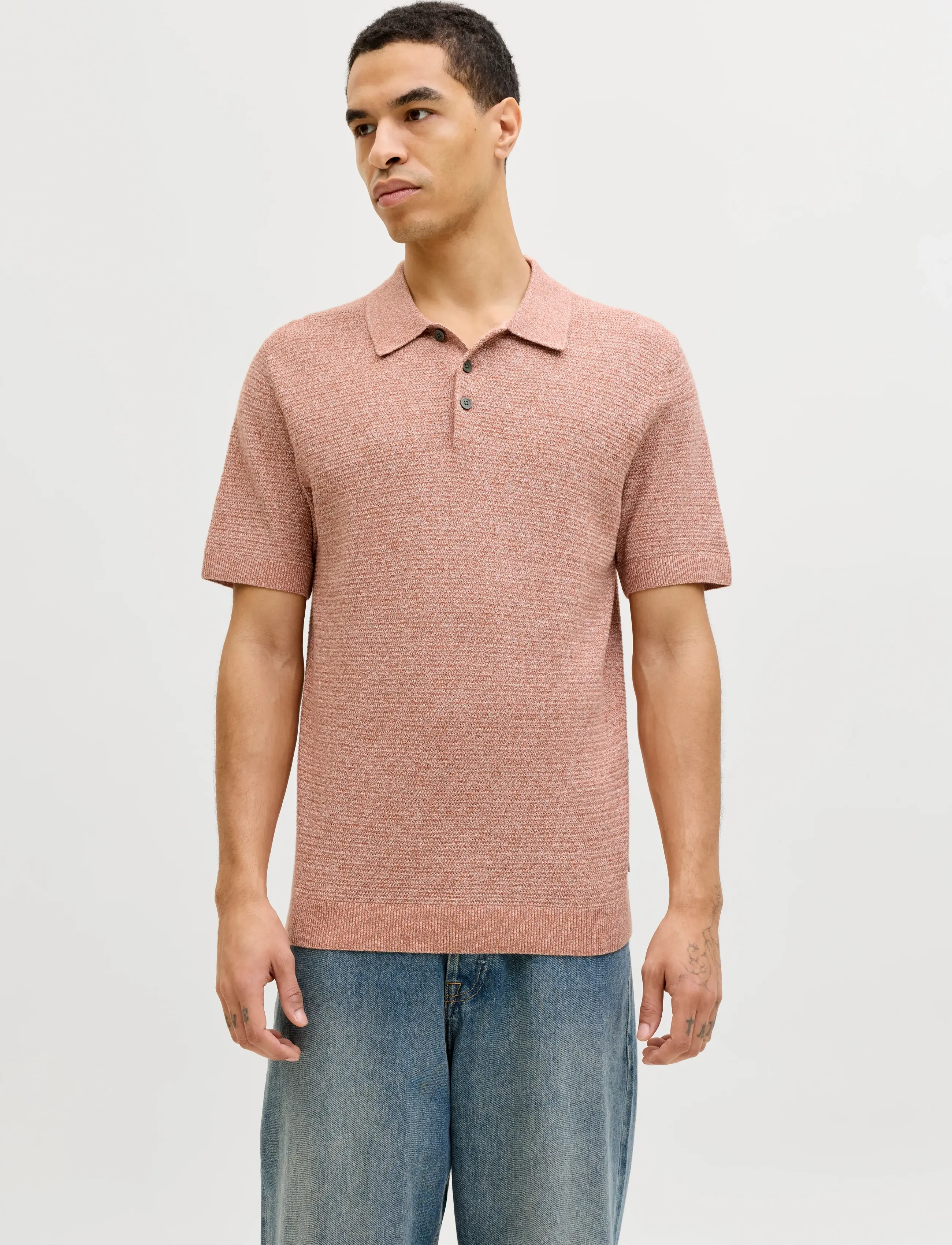 Jprbluriley Knit Polo Ss Sn