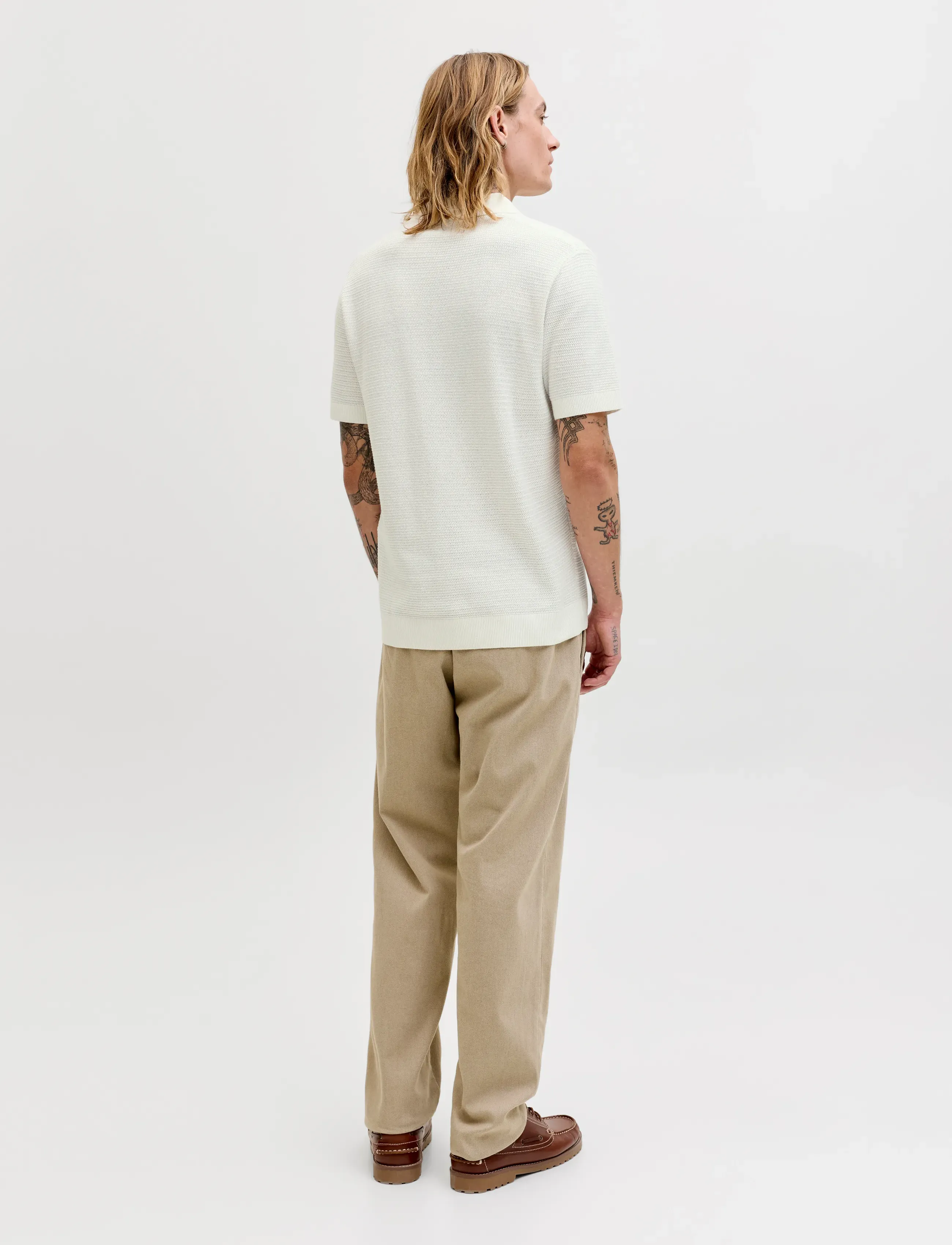 Jprbluriley Knit Polo Ss Sn 2