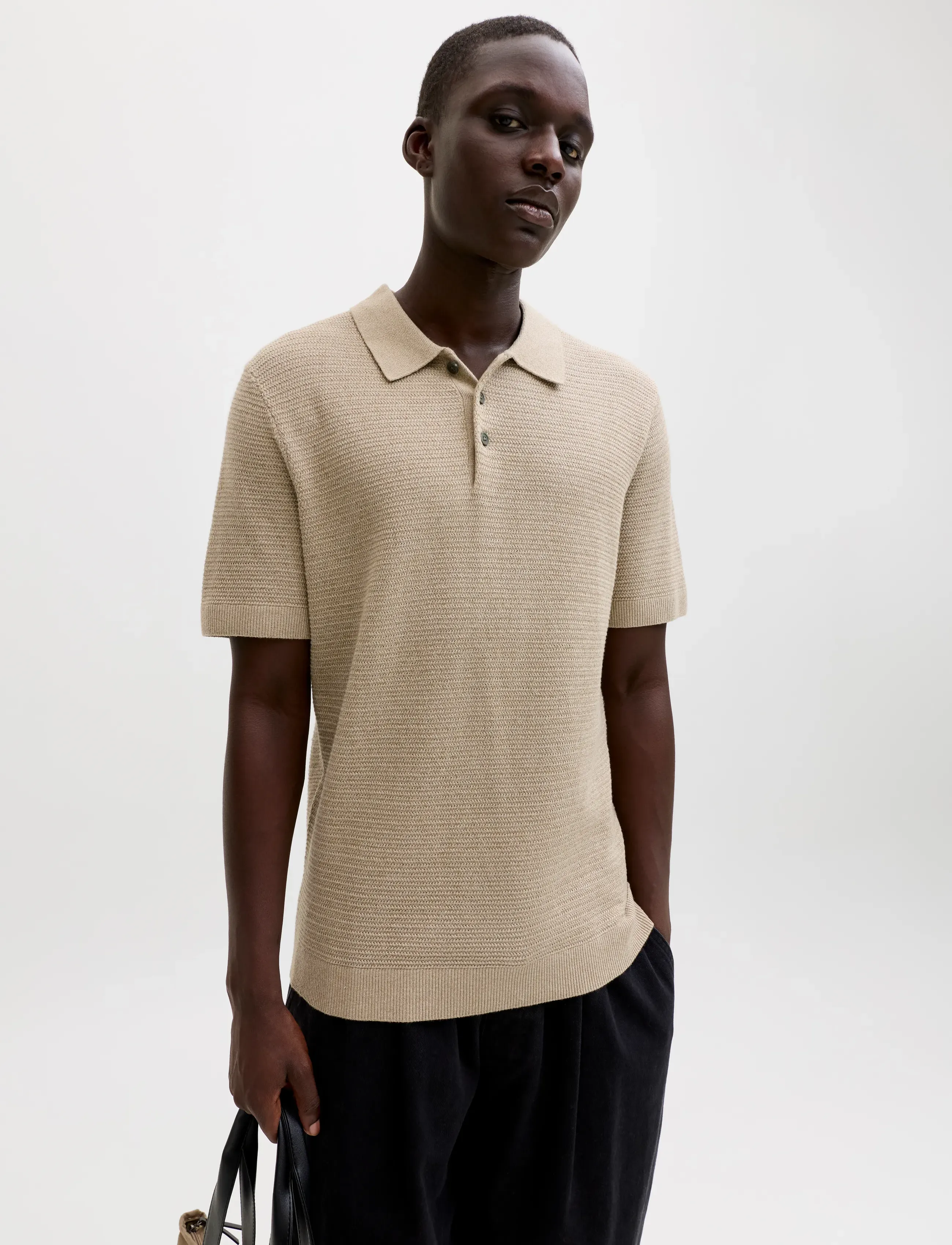 Jprbluriley Knit Polo Ss Sn 6