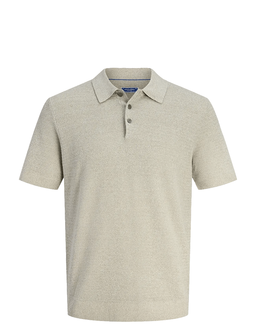 Jack & Jones - JPRBLURILEY KNIT POLO SS SN - kootud polosärgid - mermaid - 1