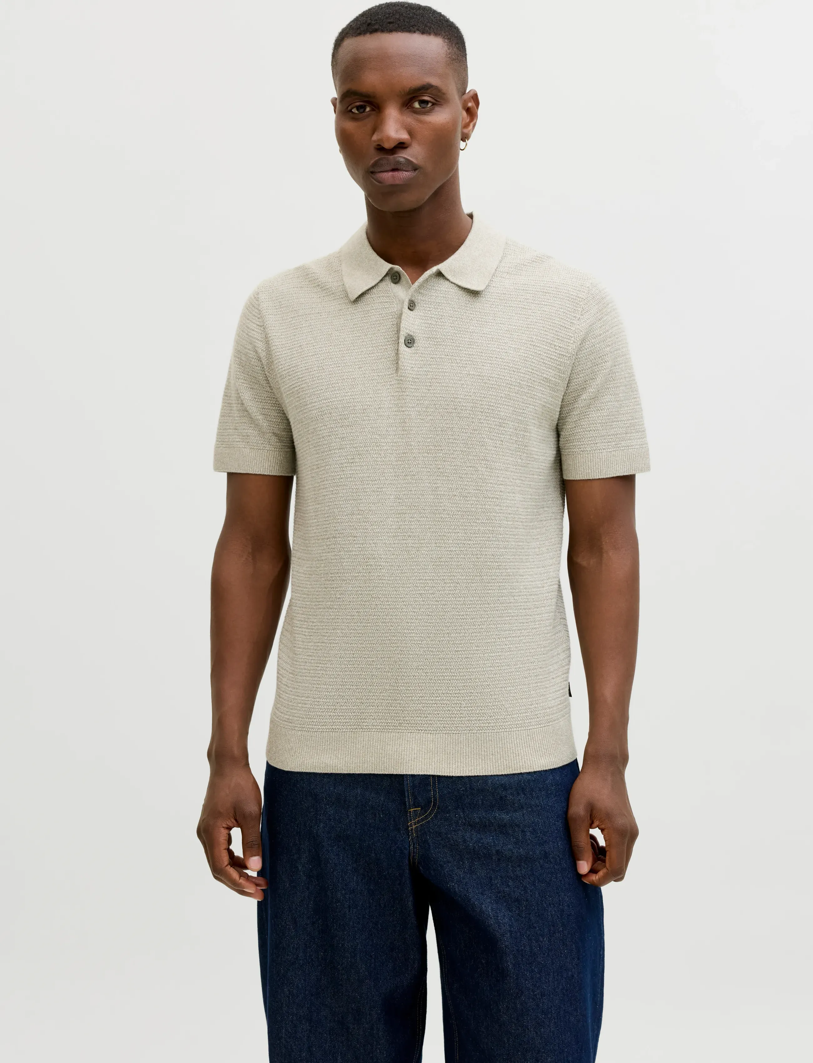 Jprbluriley Knit Polo Ss Sn 2