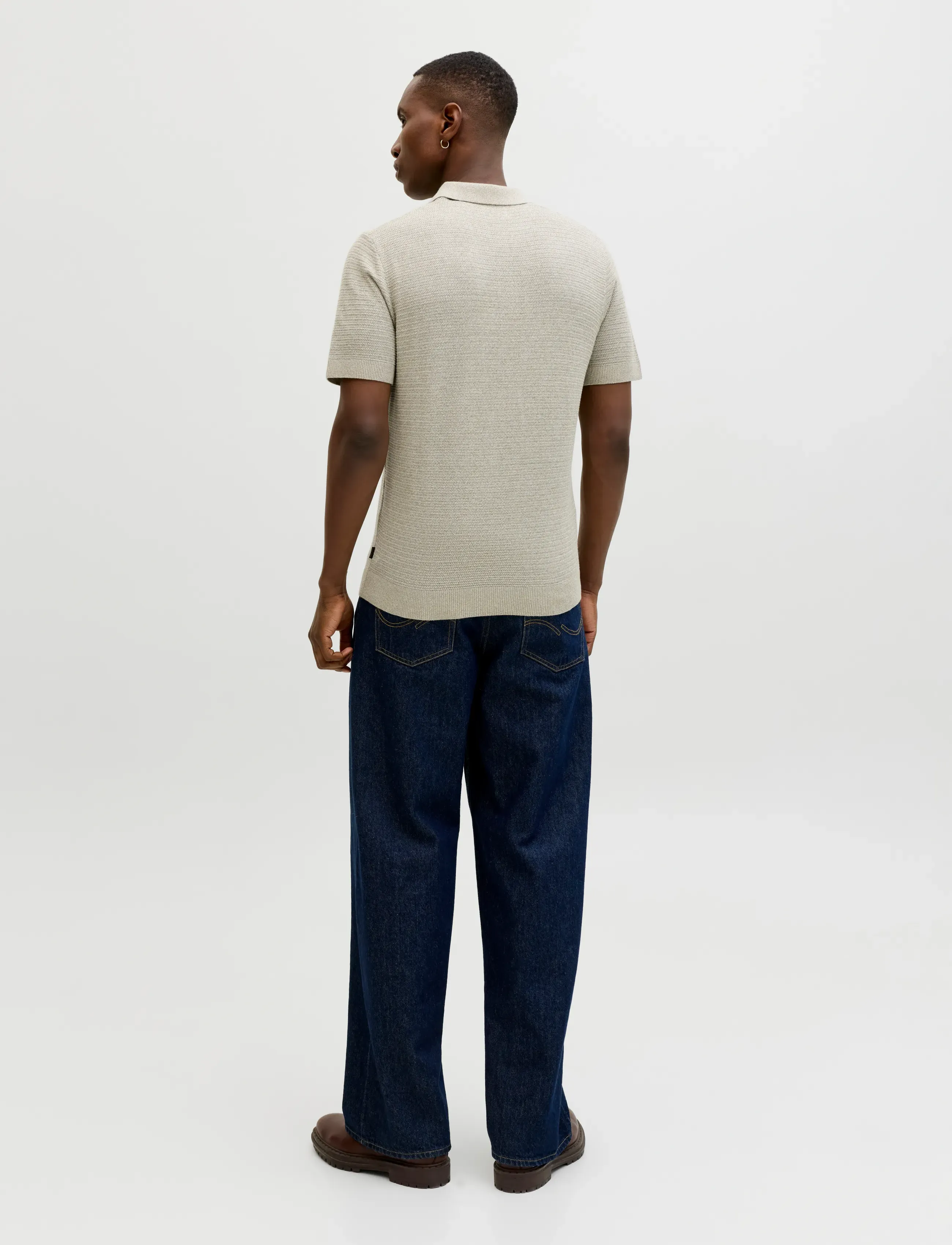 Jack & Jones - JPRBLURILEY KNIT POLO SS SN - knitted polos - mermaid - 2