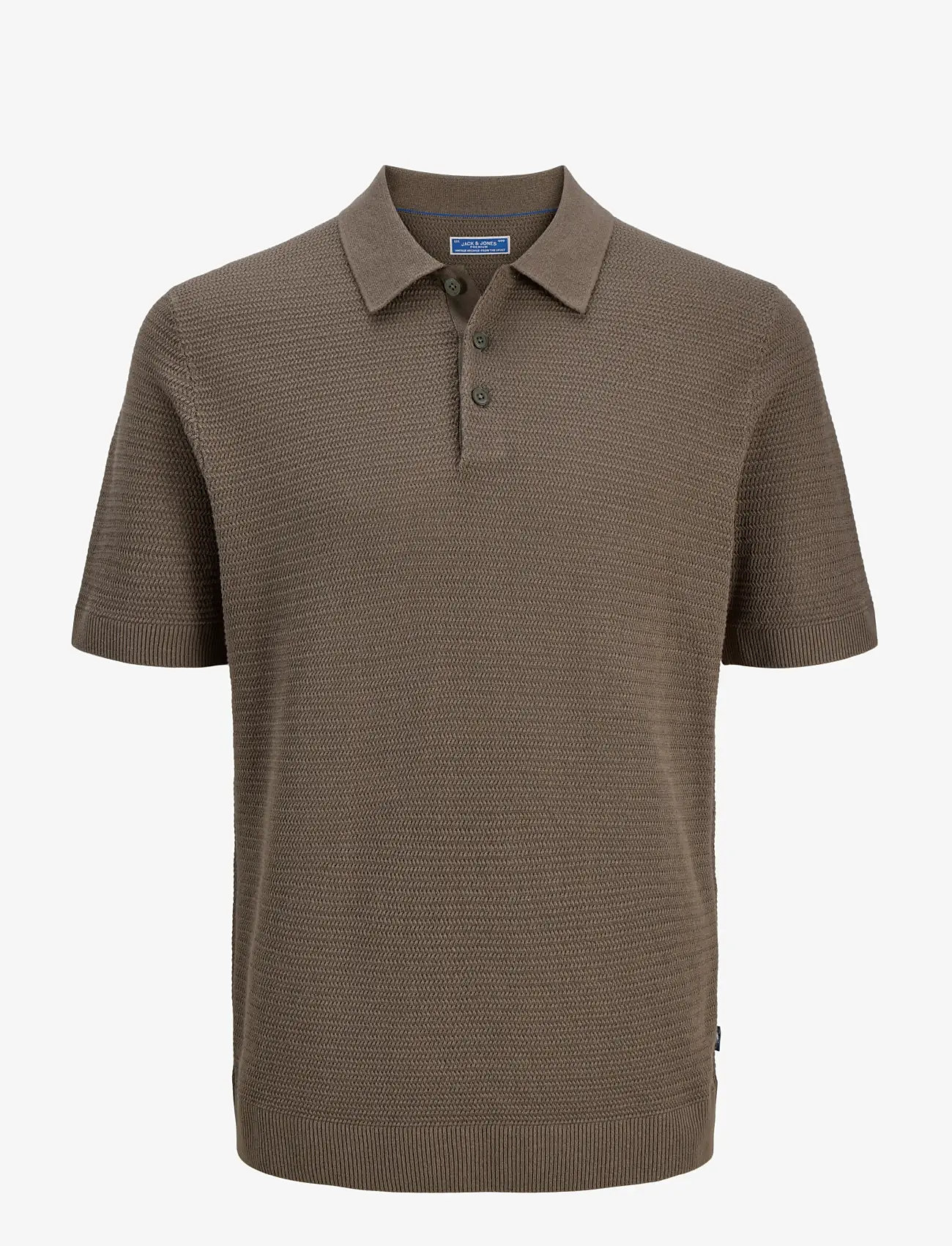 Jack & Jones - JPRBLURILEY KNIT POLO SS SN - polostrik - morel - 1