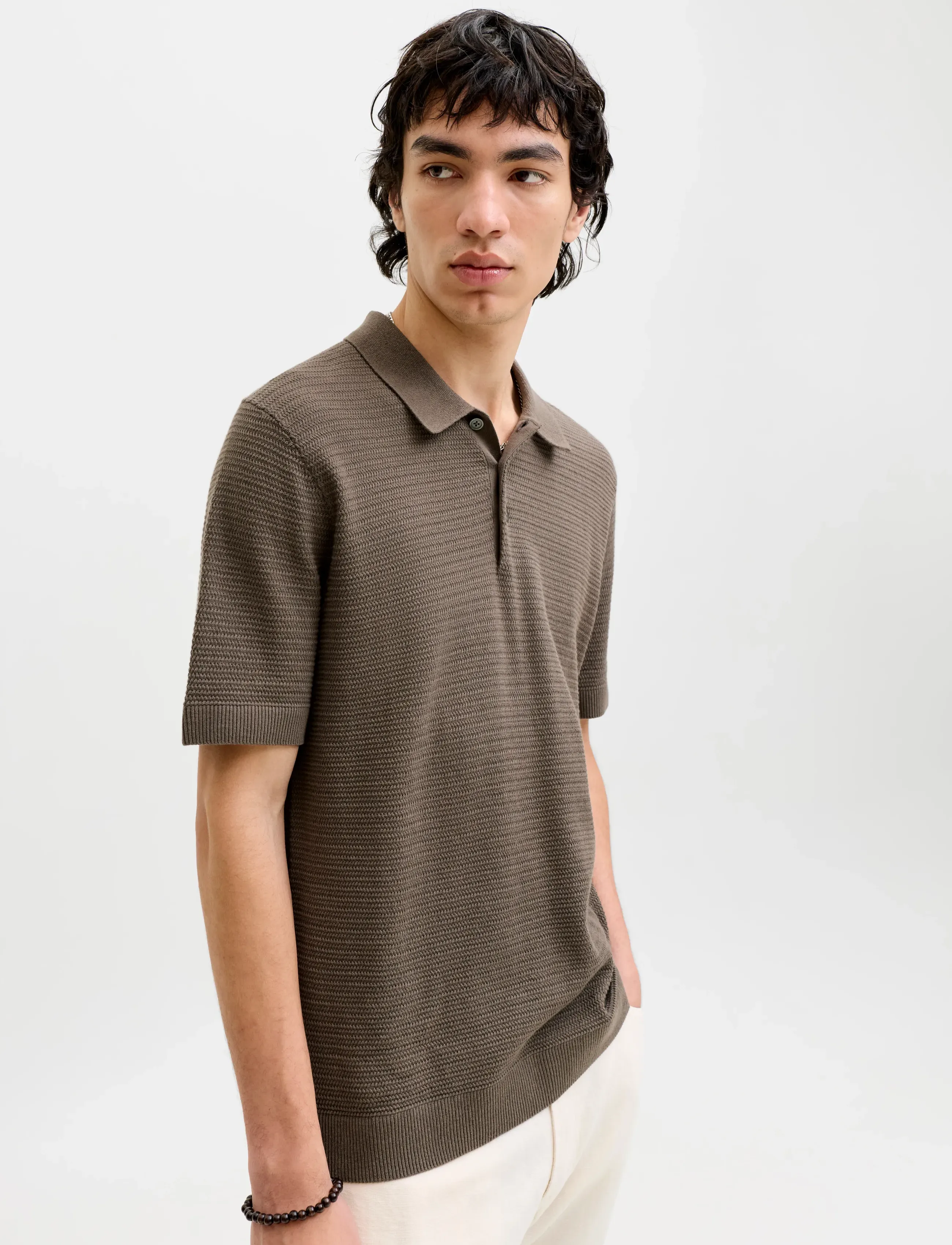 Jprbluriley Knit Polo Ss Sn 5