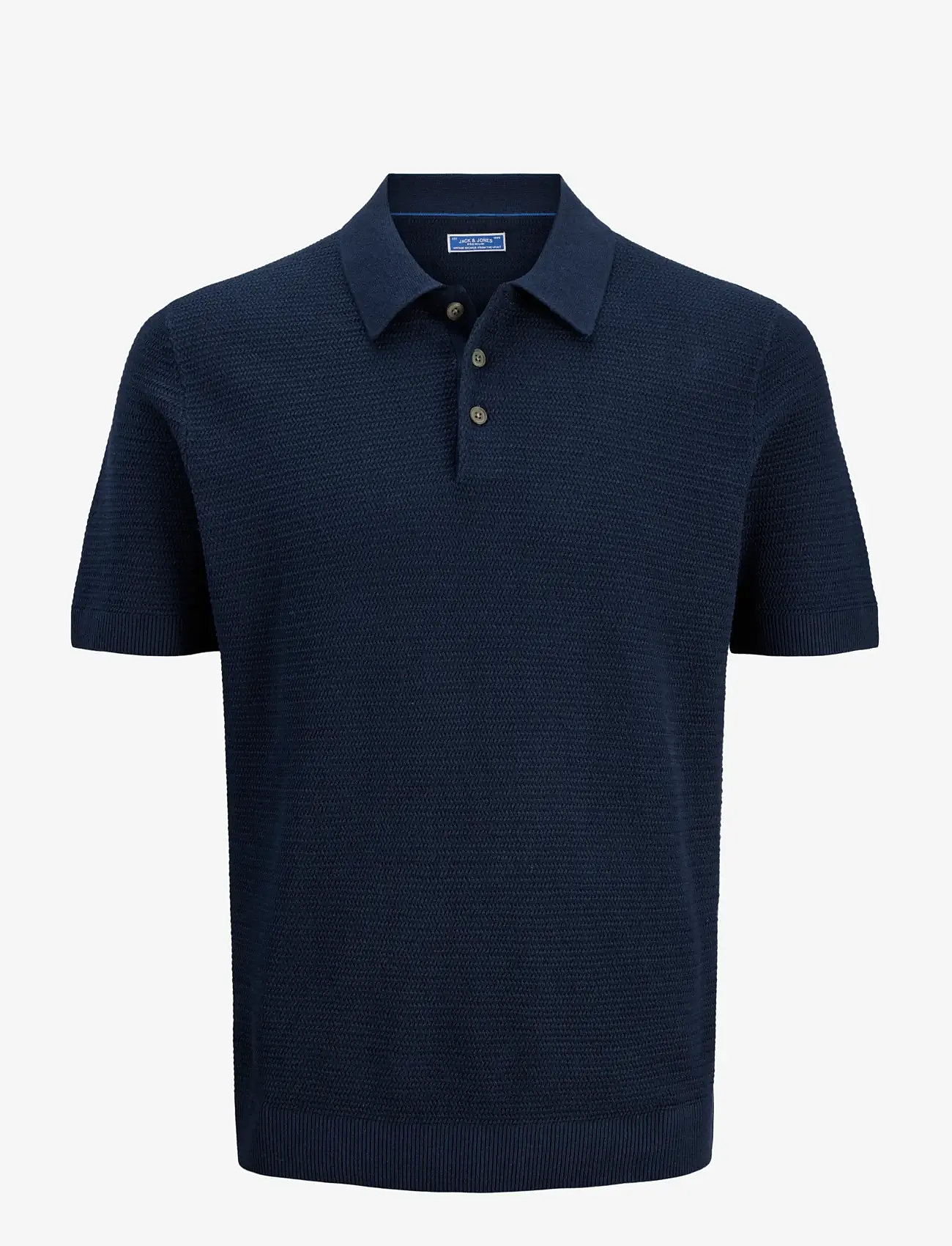 Jack & Jones - JPRBLURILEY KNIT POLO SS SN - polostrik - sky captain - 1