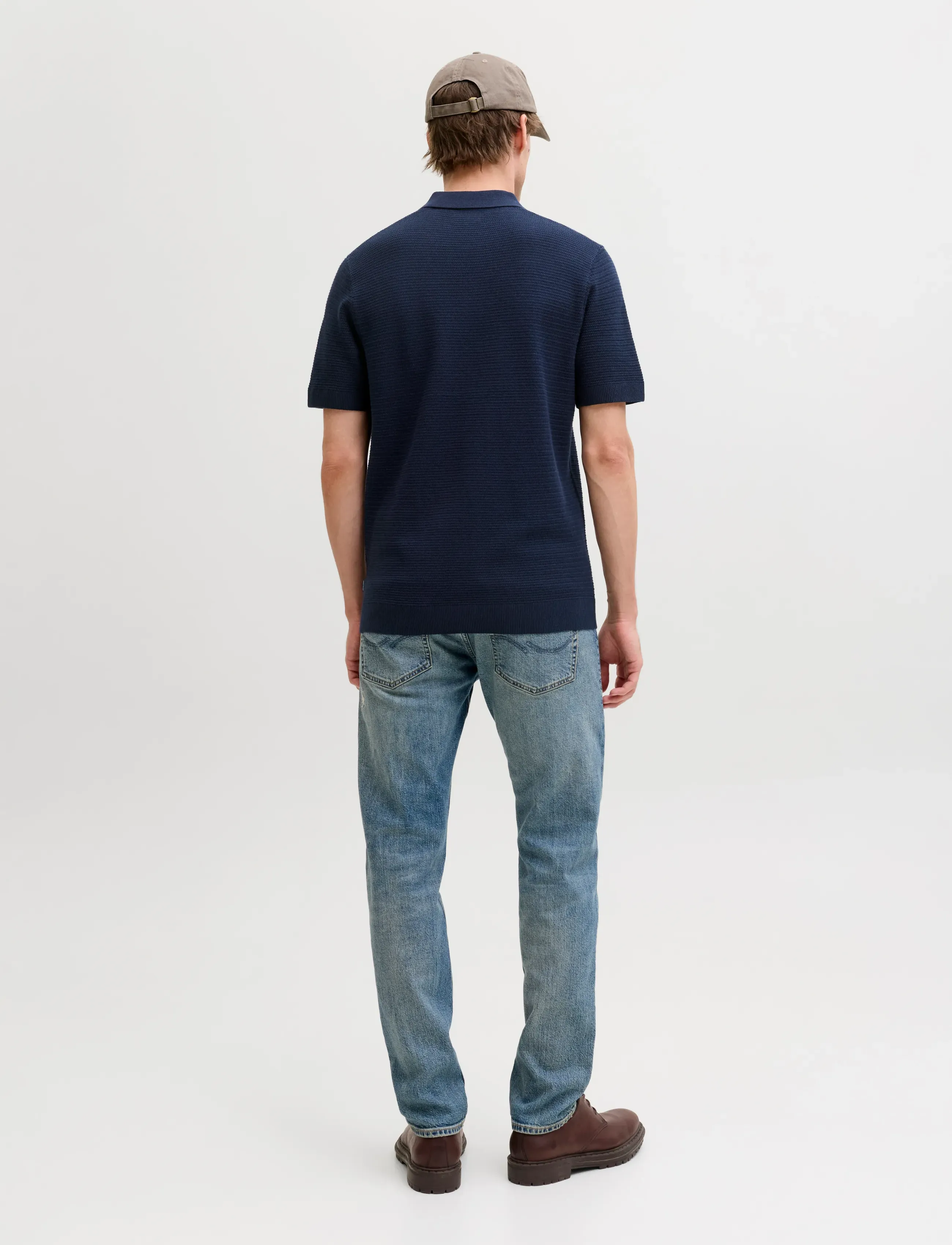 Jprbluriley Knit Polo Ss Sn 2