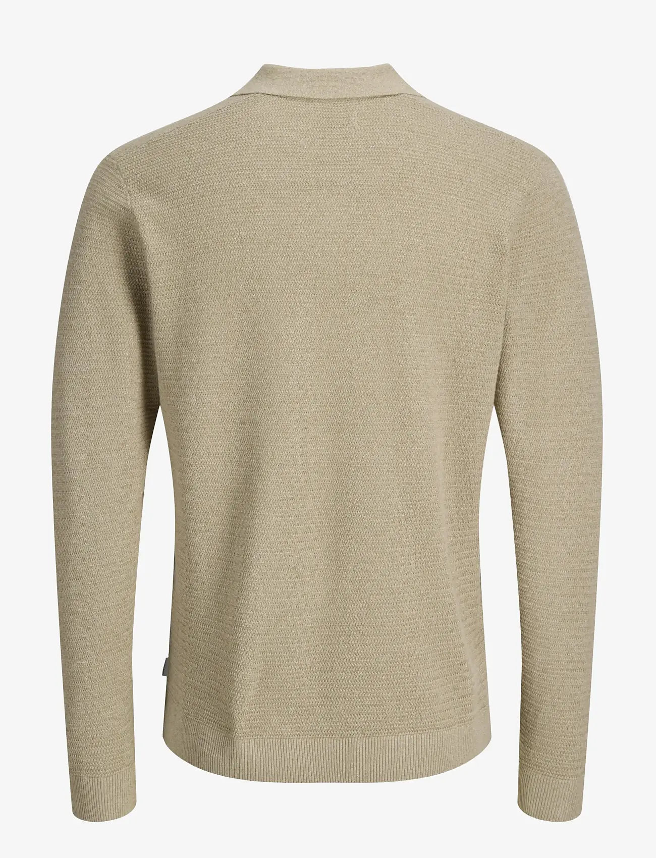 Jack & Jones - JPRBLURILEY KNIT SPLIT NECK LS SN - polostrik - lemon pepper - 2