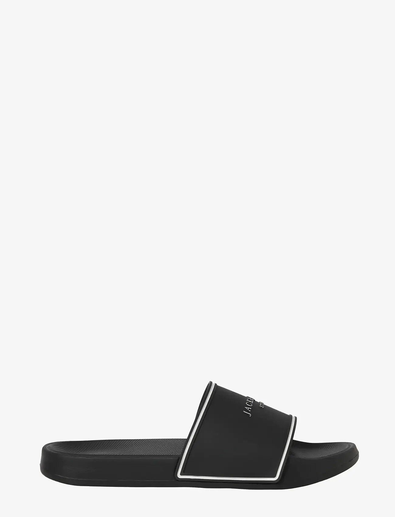 Jack & Jones - JFWARTILLERY MOULDED SLIDER SN - badesandaler - black - 2