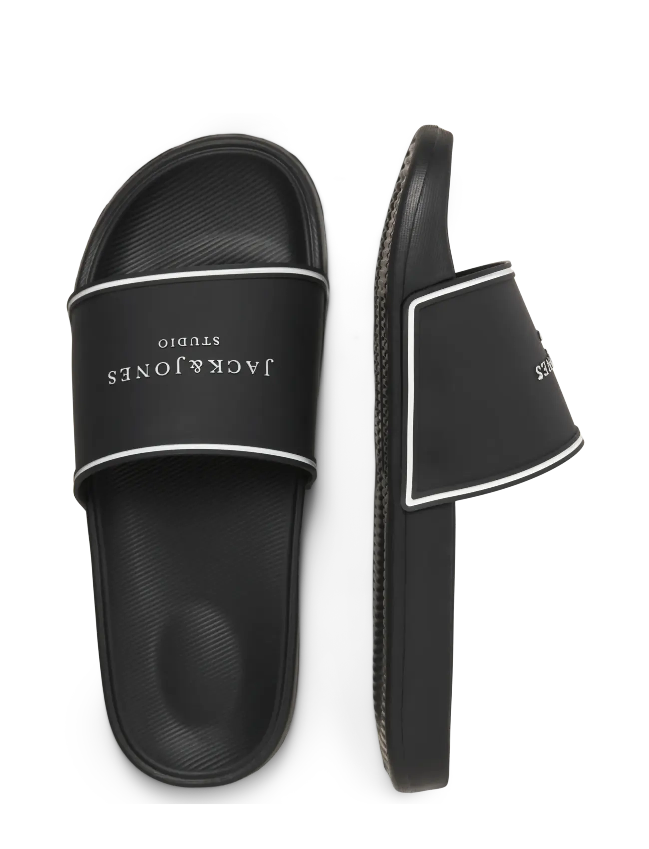 Jack & Jones - JFWARTILLERY MOULDED SLIDER SN - badeschuhe - black - 4
