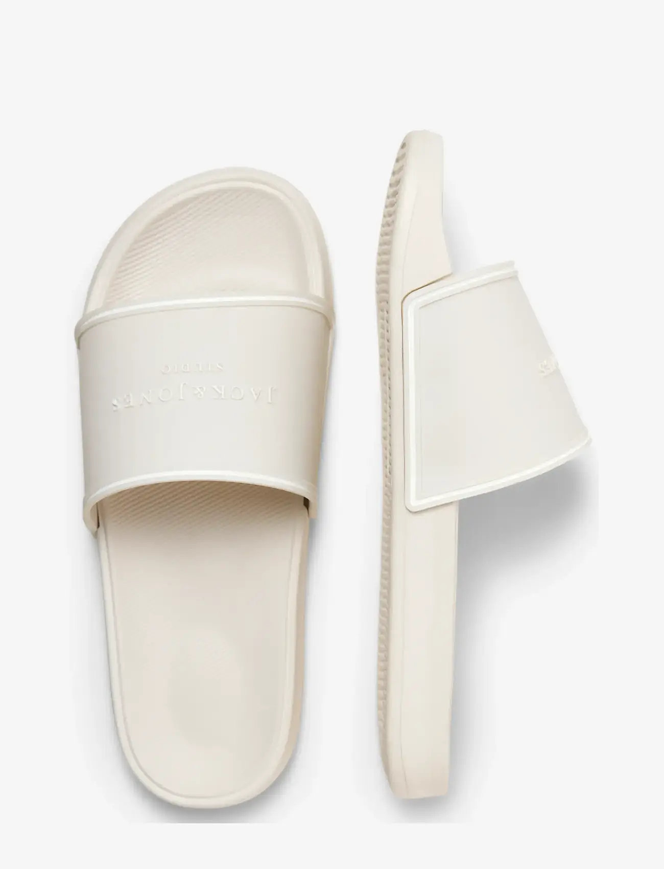 Jack & Jones - JFWARTILLERY MOULDED SLIDER SN - badesandaler - moonbeam - 5
