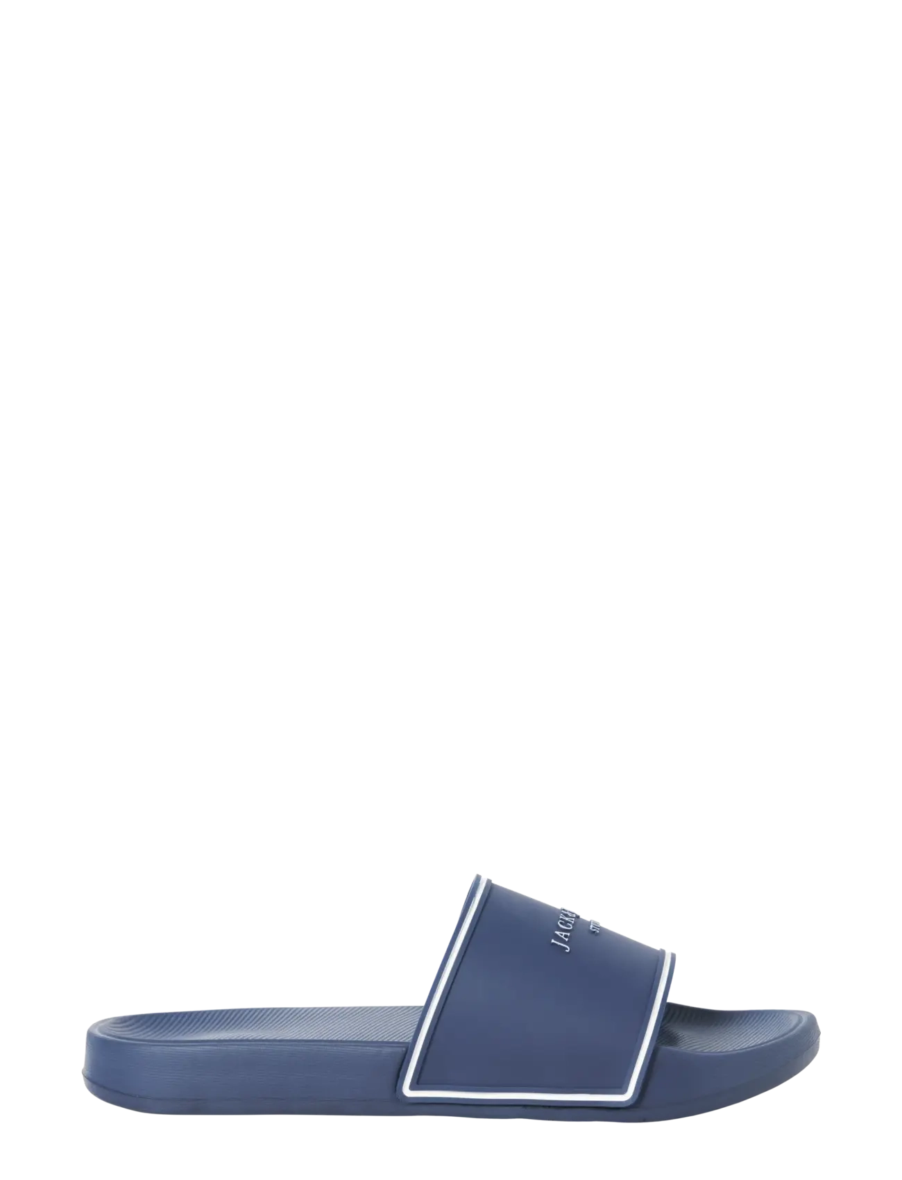 Jack & Jones - JFWARTILLERY MOULDED SLIDER SN - badesandaler - navy peony - 2