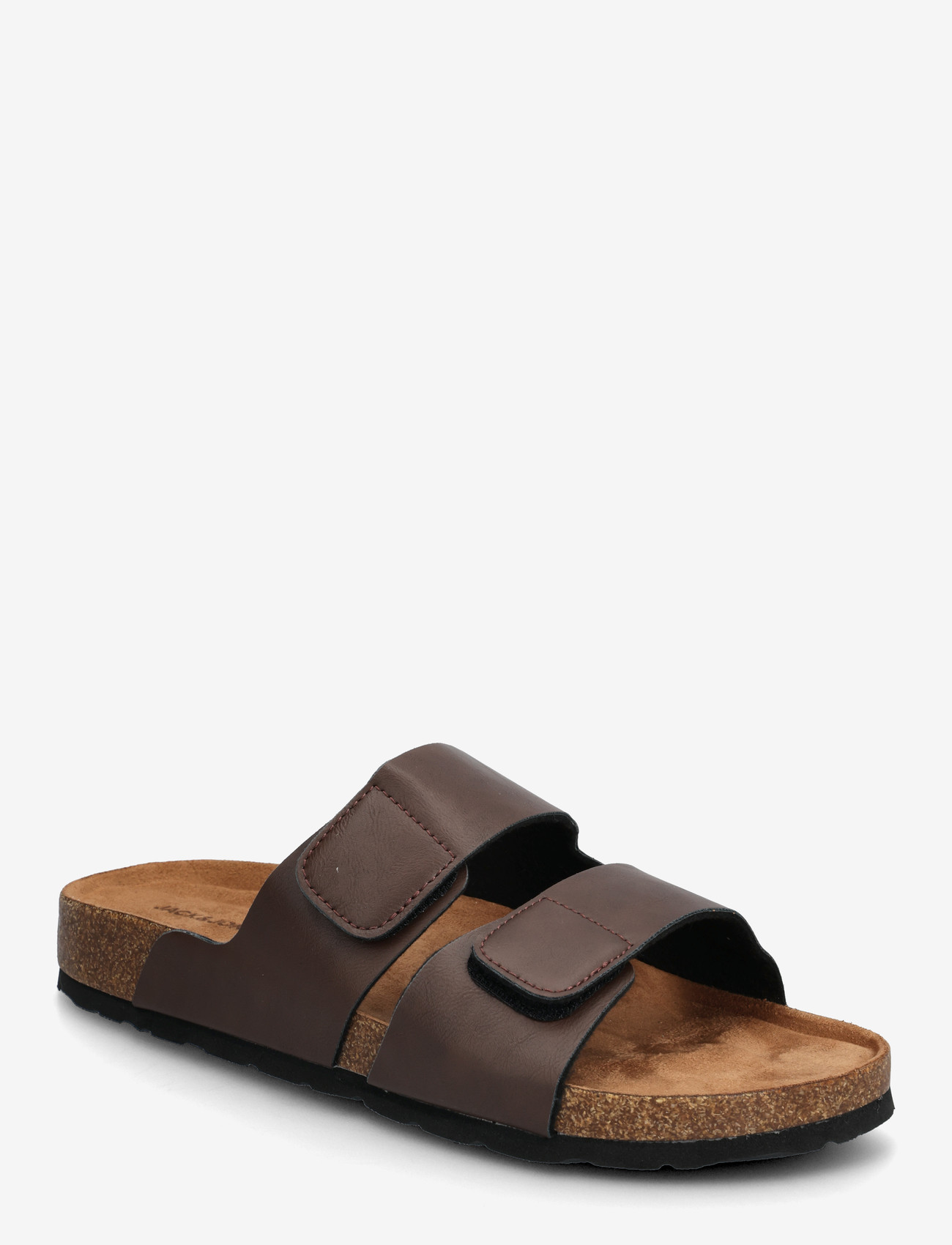 Jack & Jones - JFWBRUNSWICK PU STRAP SANDAL - kollektsioonid - brown stone - 0