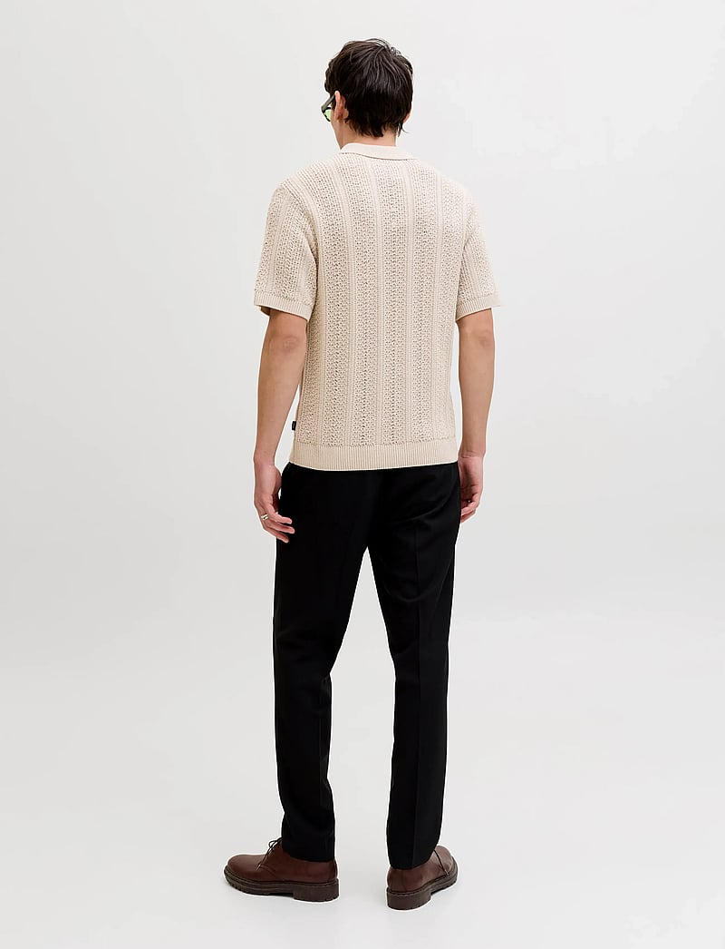 Jack & Jones - JPRBLAWINSTON KNIT POLO SS SN - stickade pikéer - ancient scroll - 2