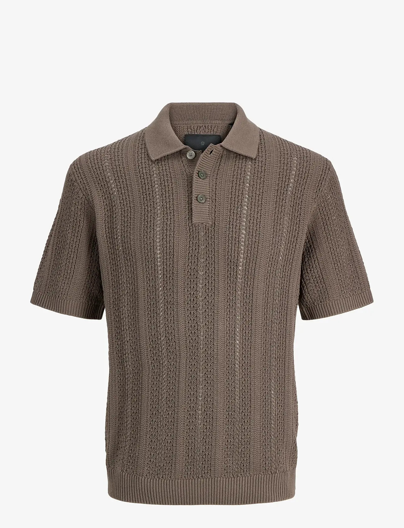 Jack & Jones - JPRBLAWINSTON KNIT POLO SS SN - polostrik - morel - 1