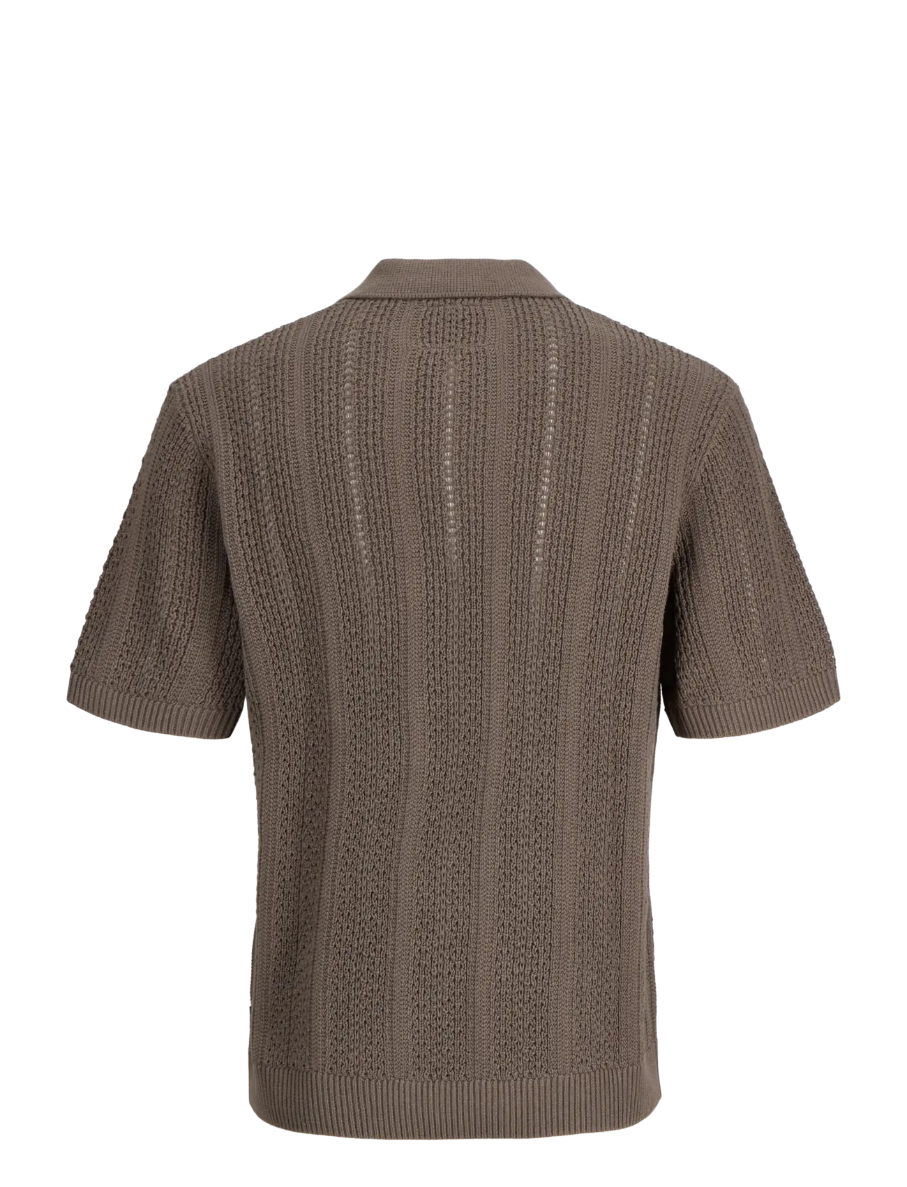 Jack & Jones - JPRBLAWINSTON KNIT POLO SS SN - kollektioner - morel - 2