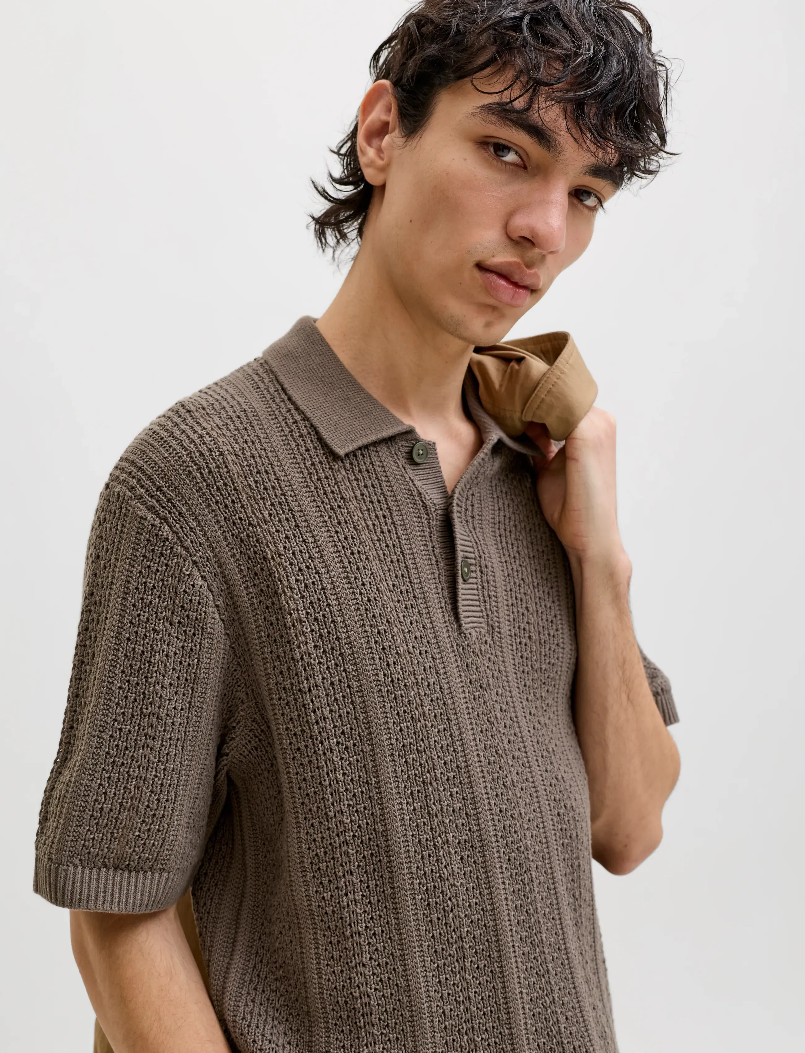 JACK & JONES Jprblawinston Knit Polo Ss Sn pikéer herr – bild 5