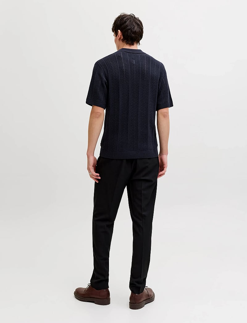 Jack & Jones - JPRBLAWINSTON KNIT POLO SS SN - polostrik - night sky - 2