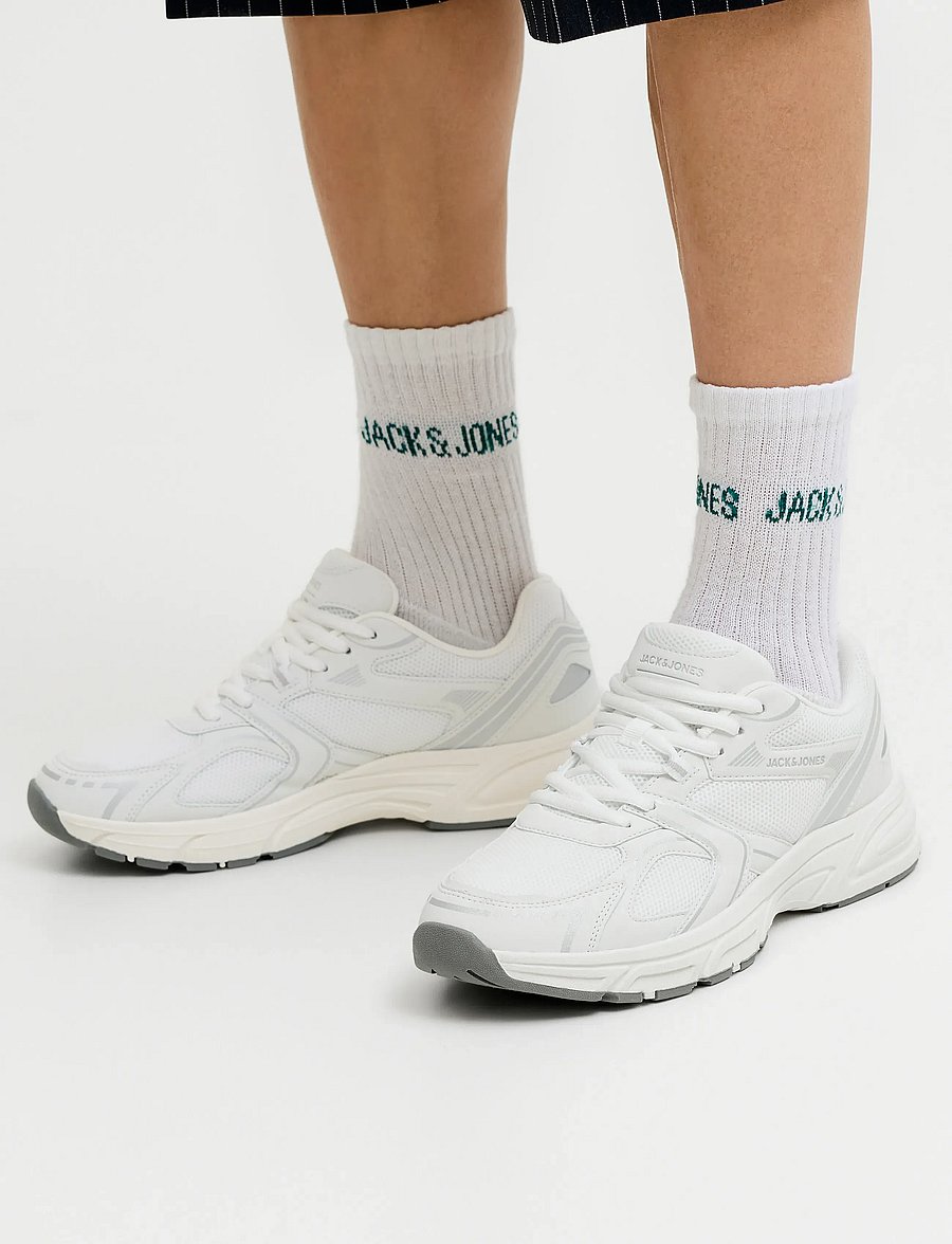 Jack & Jones - JFWASTRA COMBO SNEAKER NOOS - niedriger schnitt - white - 0