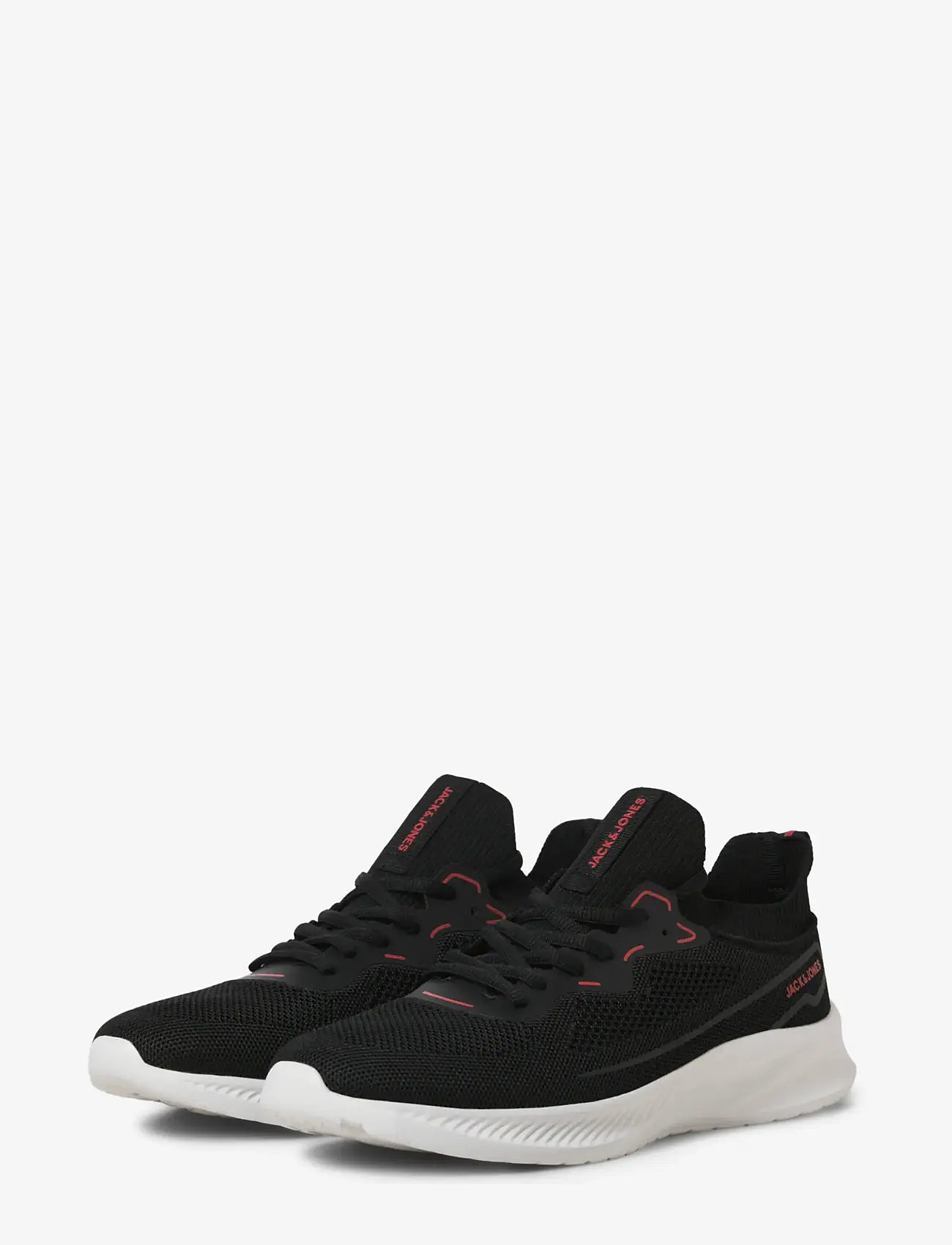 Jack & Jones - JFWJOSHUA KNIT SNEAKER - lave sneakers - anthracite - 3