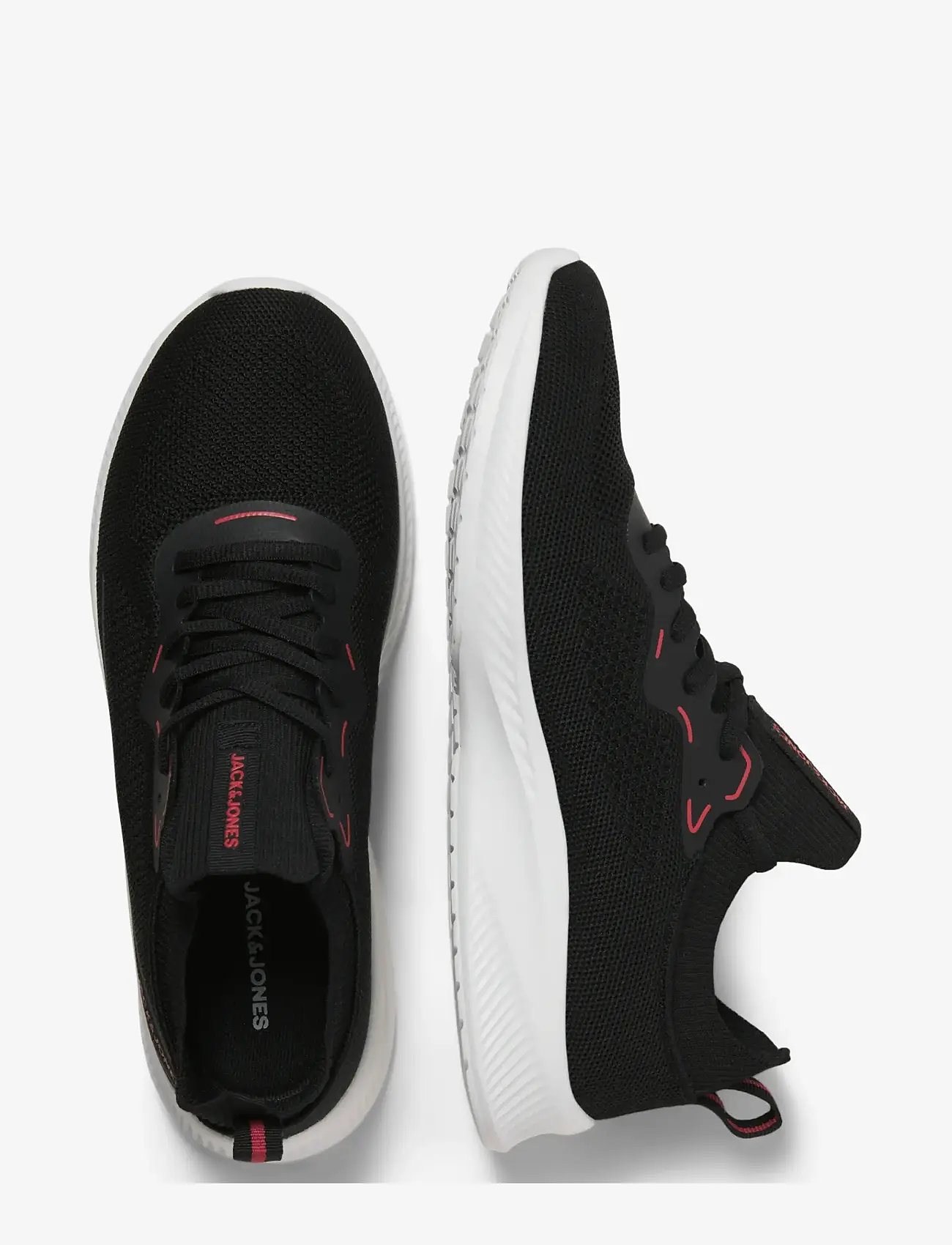 Jack & Jones - JFWJOSHUA KNIT SNEAKER - lave sneakers - anthracite - 5
