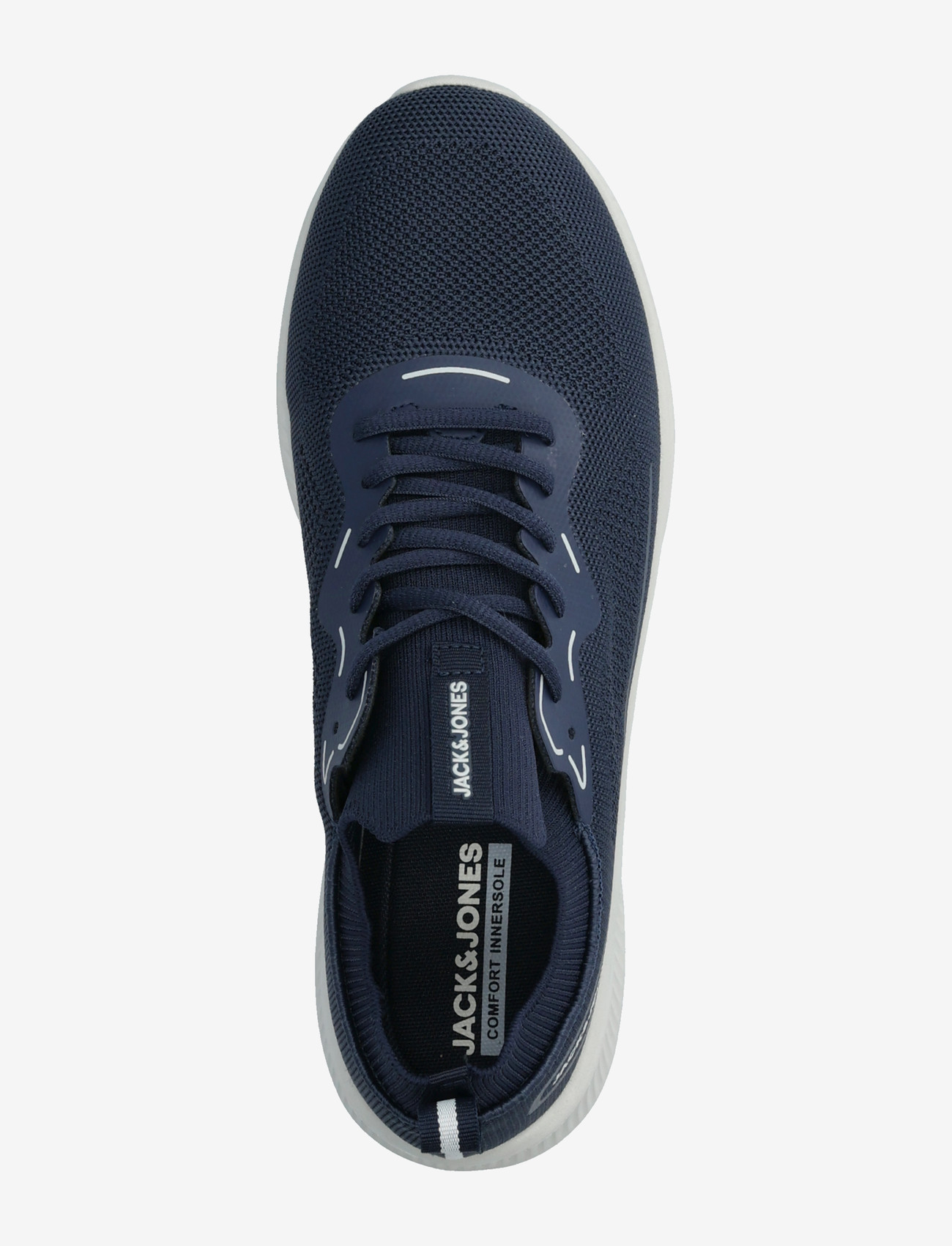 Jack & Jones - JFWJOSHUA KNIT SNEAKER - lave sneakers - navy blazer - 3