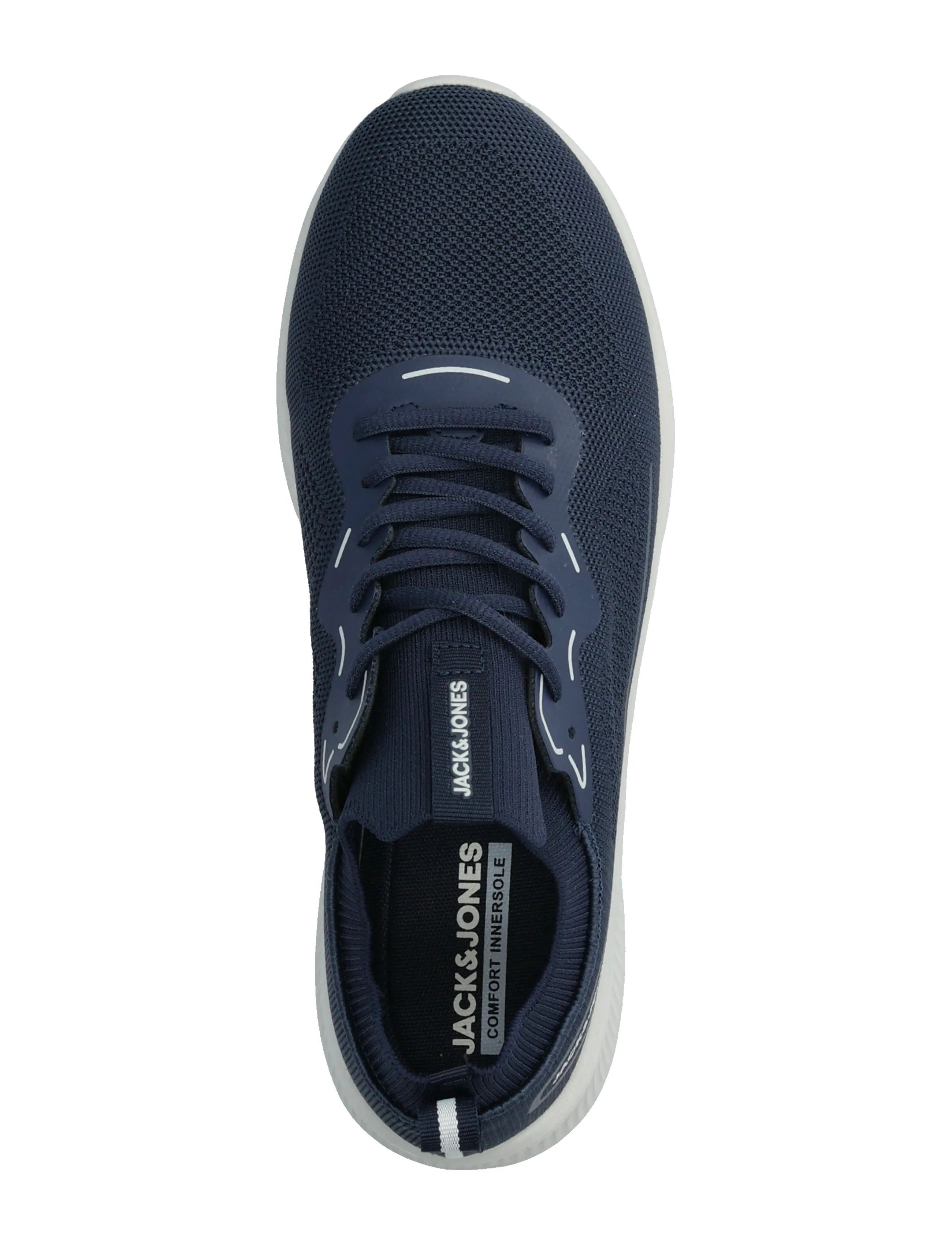 Jack & Jones - JFWJOSHUA KNIT SNEAKER - kõrge säärega tossud - navy blazer - 3
