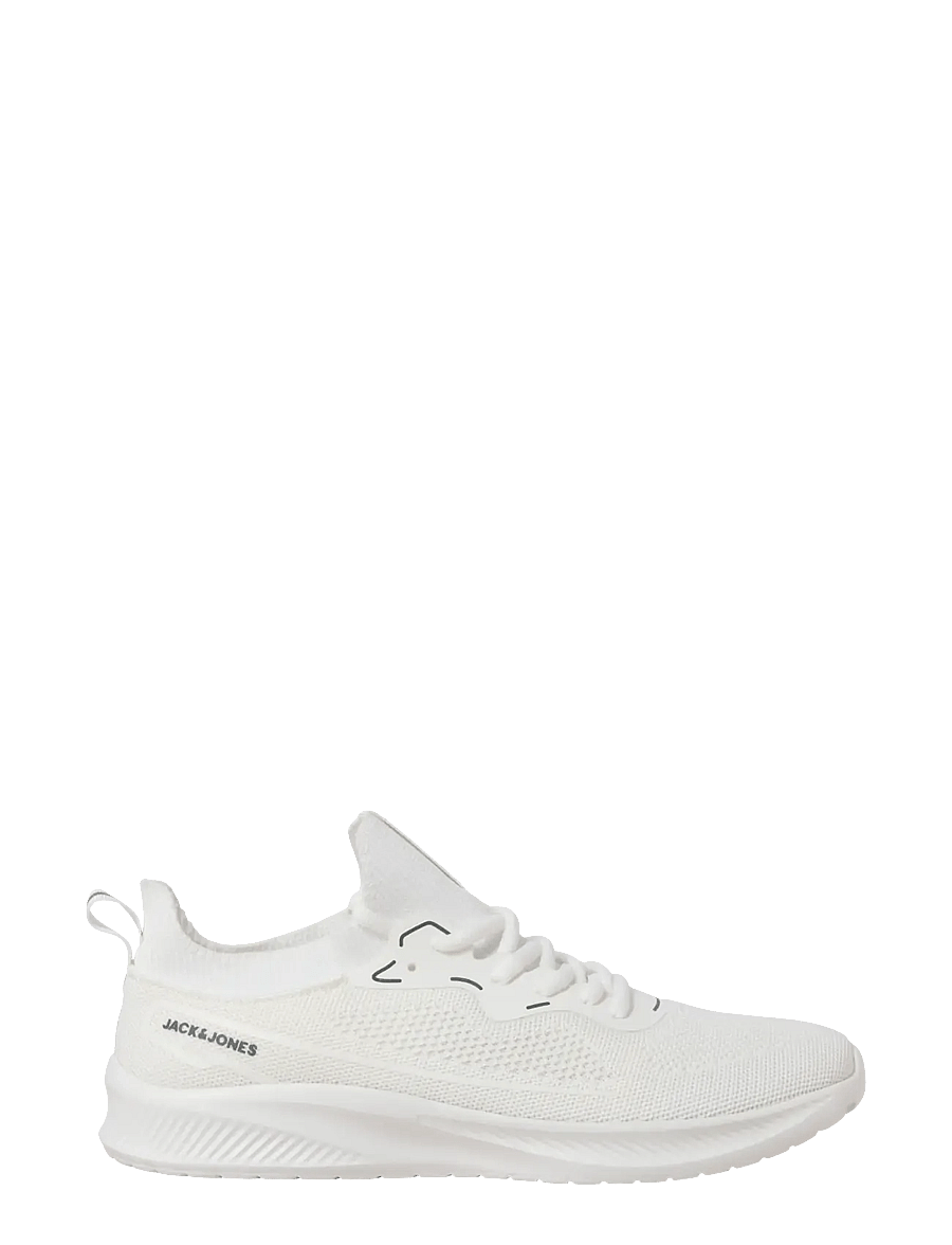 Jack & Jones - JFWJOSHUA KNIT SNEAKER - kõrge säärega tossud - white - 2