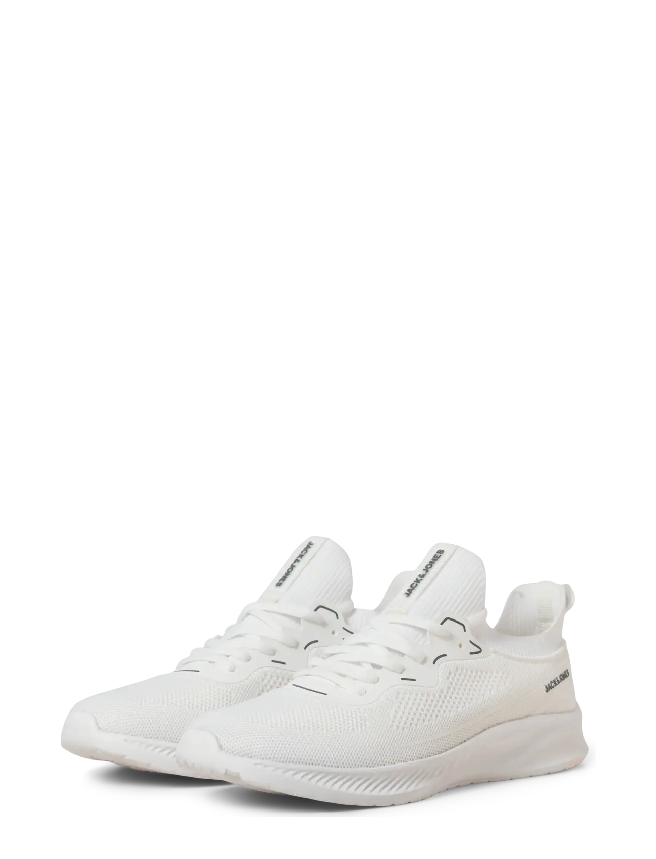 Jack & Jones - JFWJOSHUA KNIT SNEAKER - low tops - white - 4