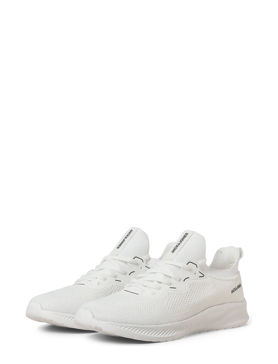 Jack & Jones - JFWJOSHUA KNIT SNEAKER - kõrge säärega tossud - white - 4