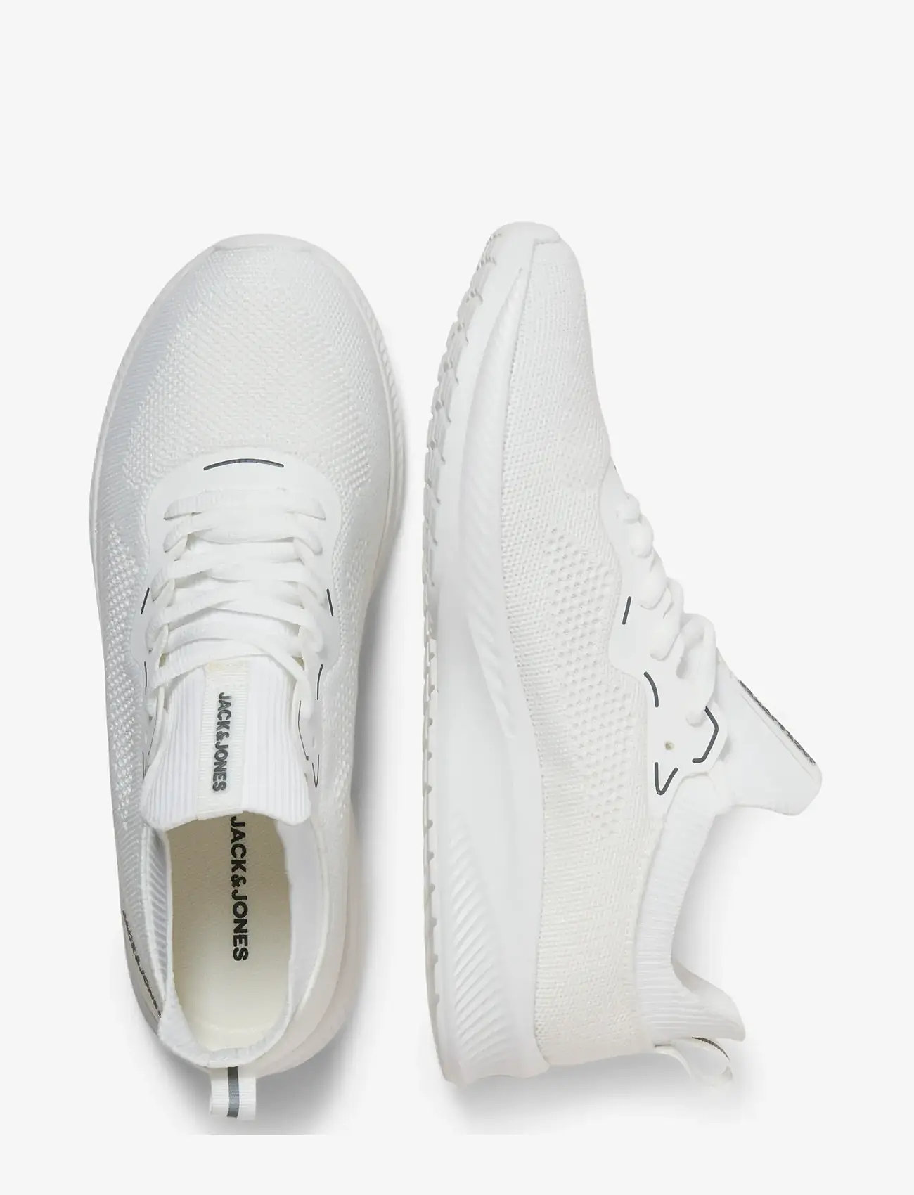 Jack & Jones - JFWJOSHUA KNIT SNEAKER - niedriger schnitt - white - 5